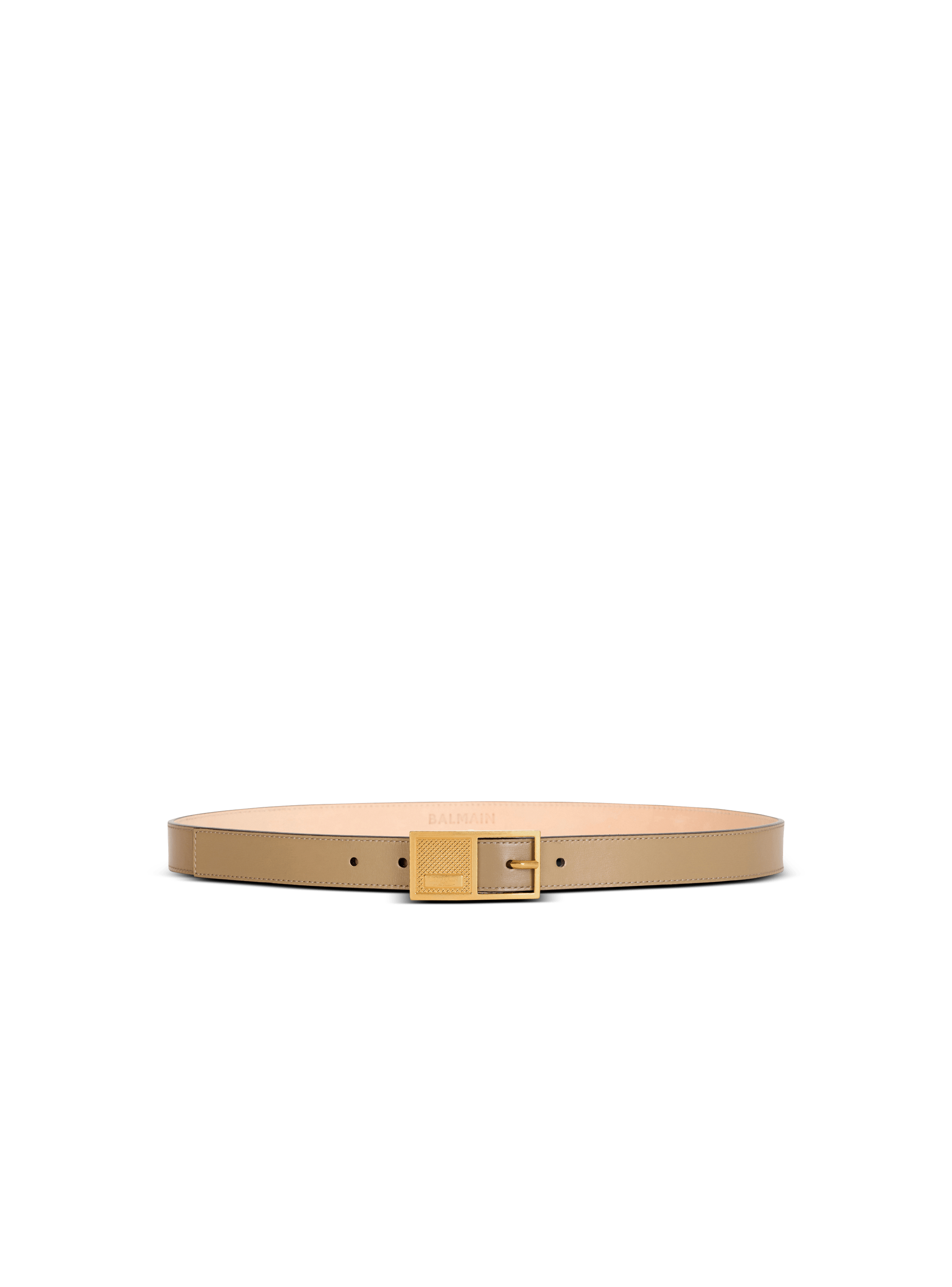 Thin Signature calfskin belt