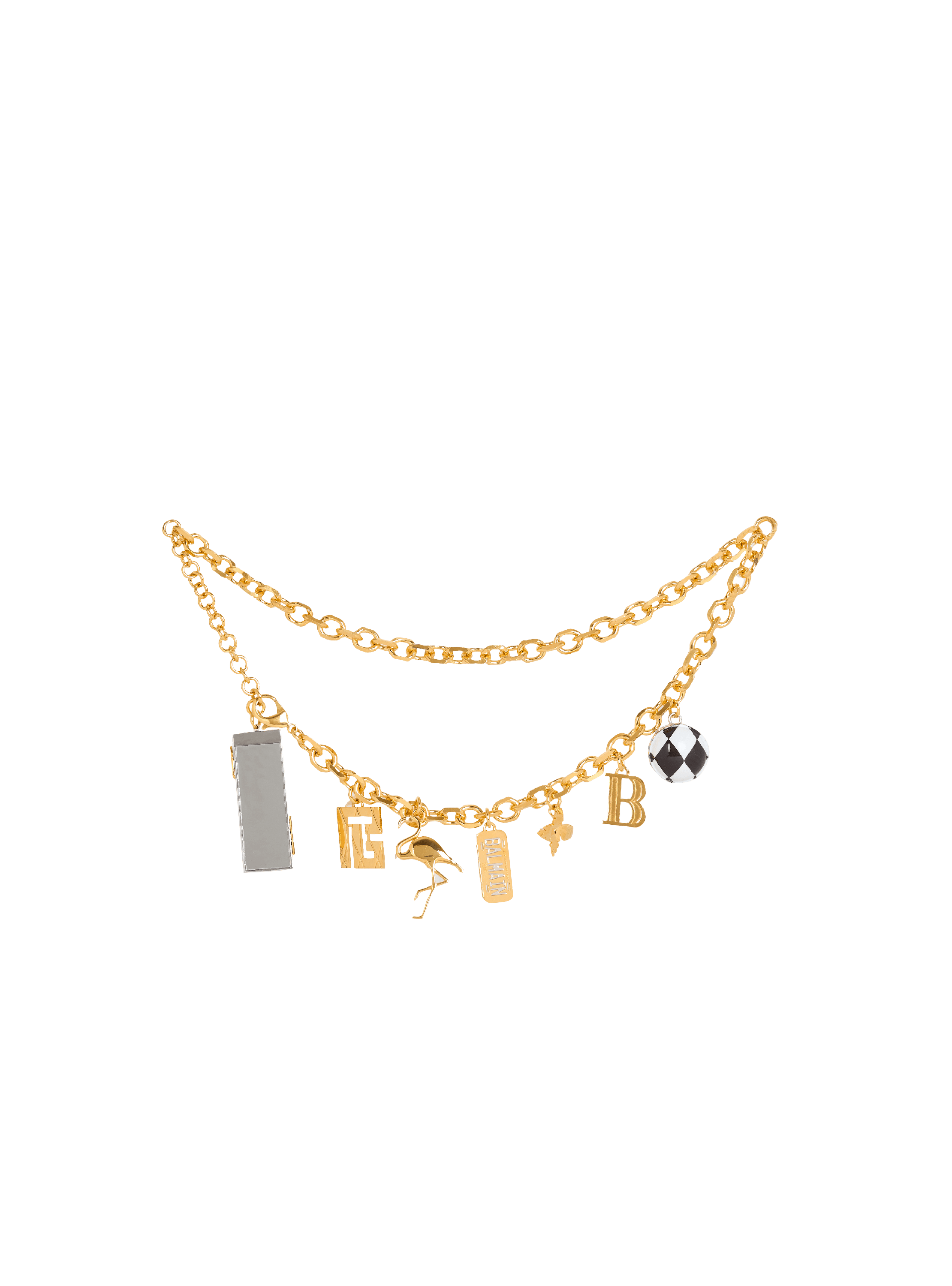 Miami chain and pendant jewellery belt