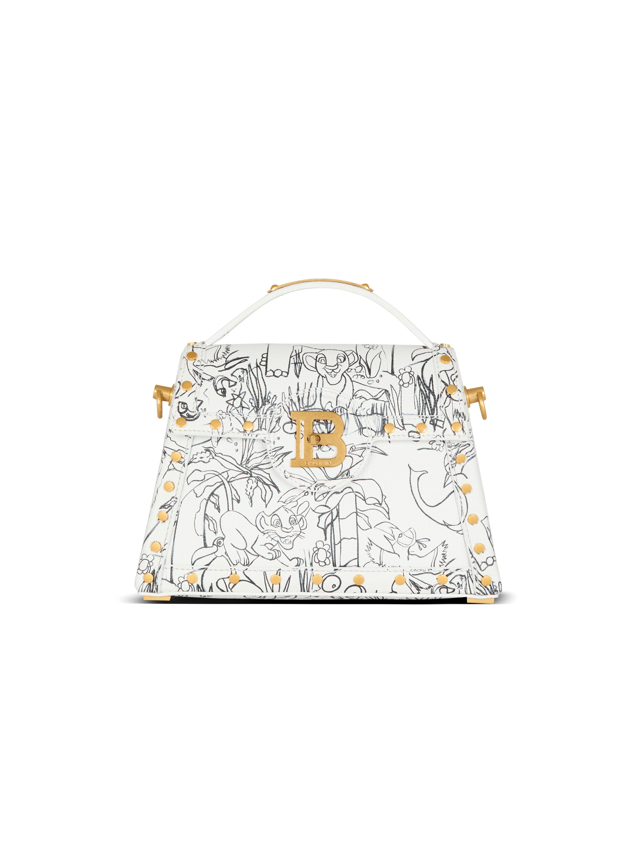 Disney x Balmain: The Lion King - B-Buzz Dynasty bag with Enfant Précoce print