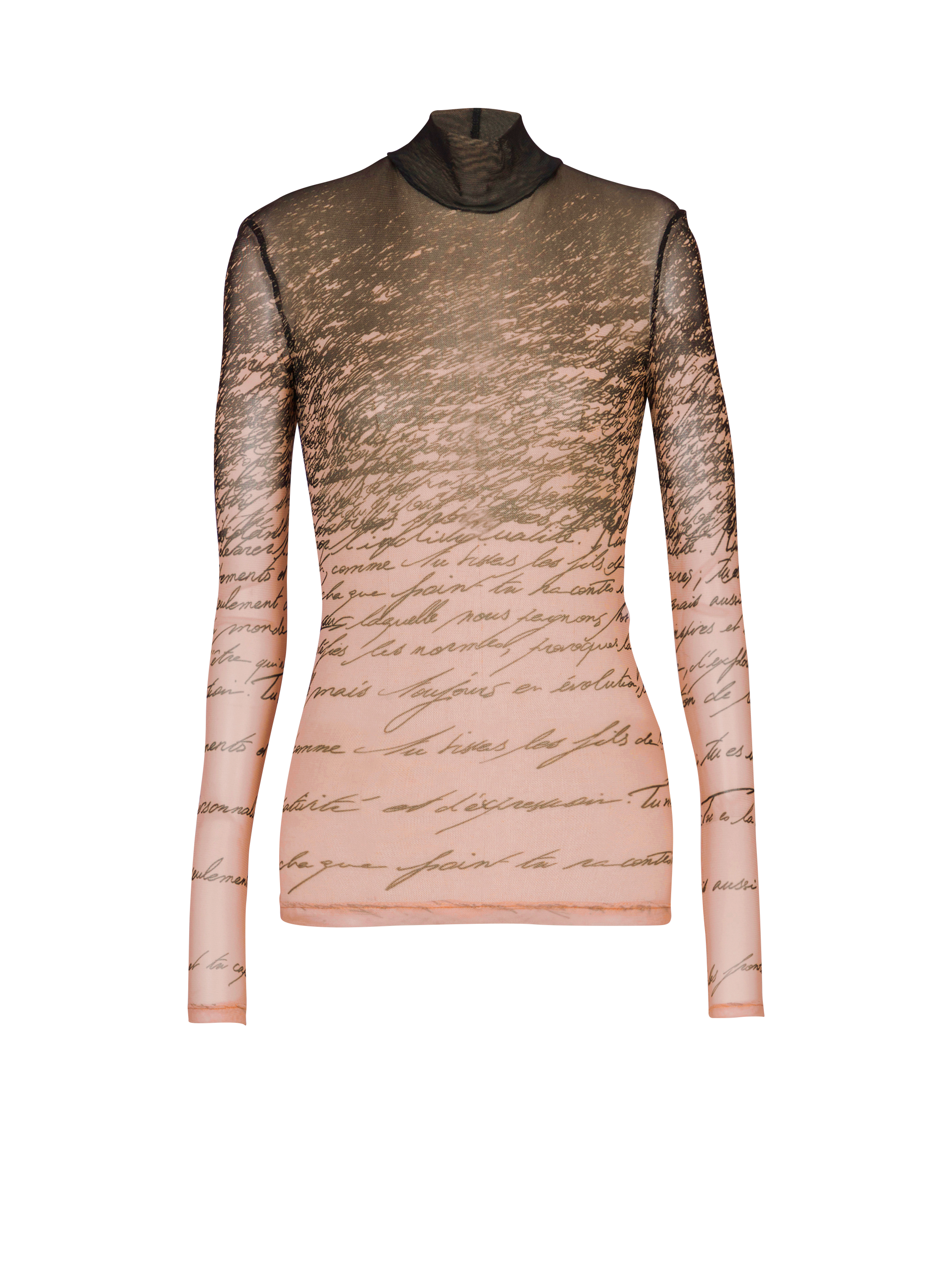 Long-sleeved top with "Love Letter" print