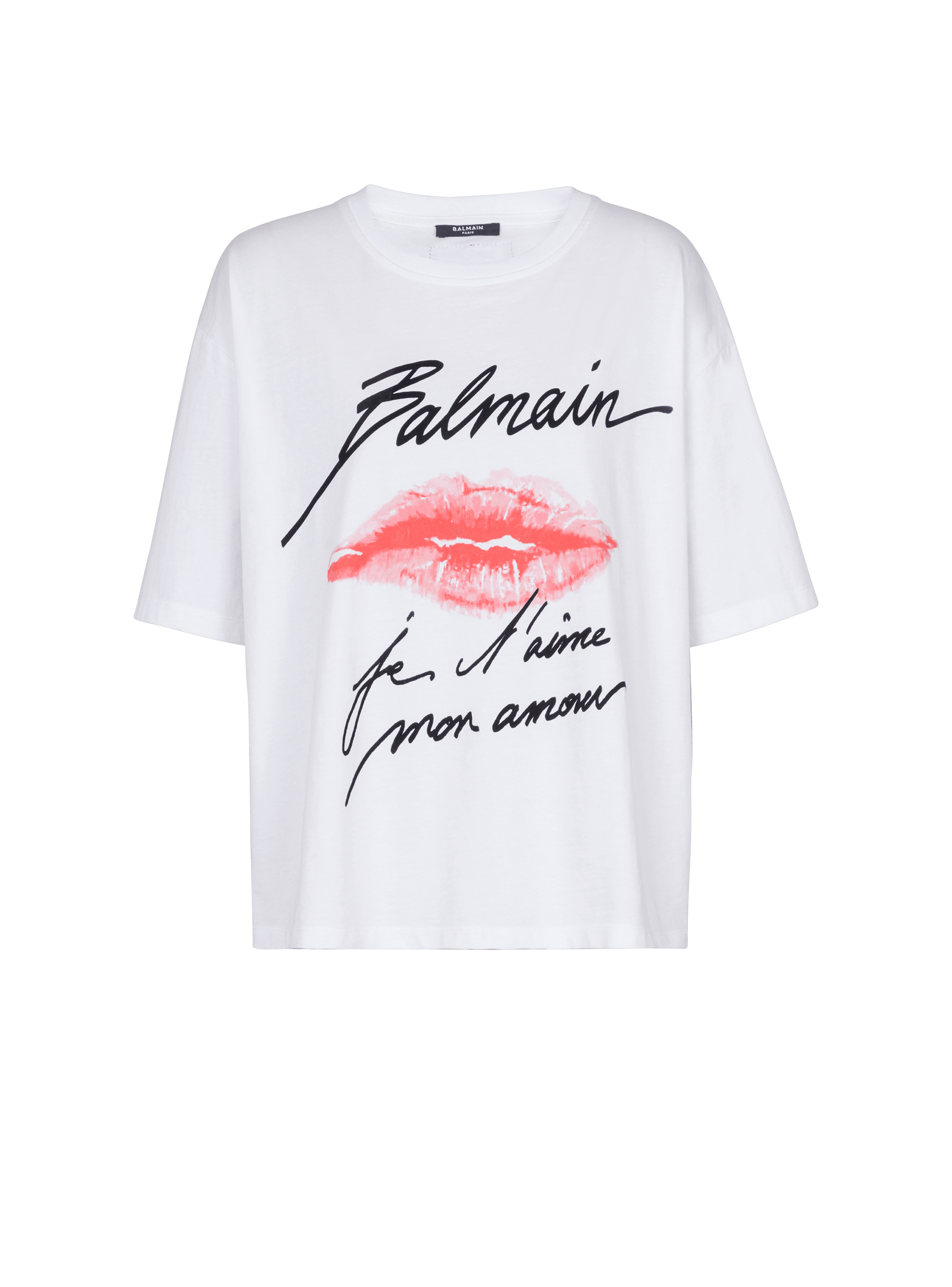 Short-sleeved T-shirt with Kiss print