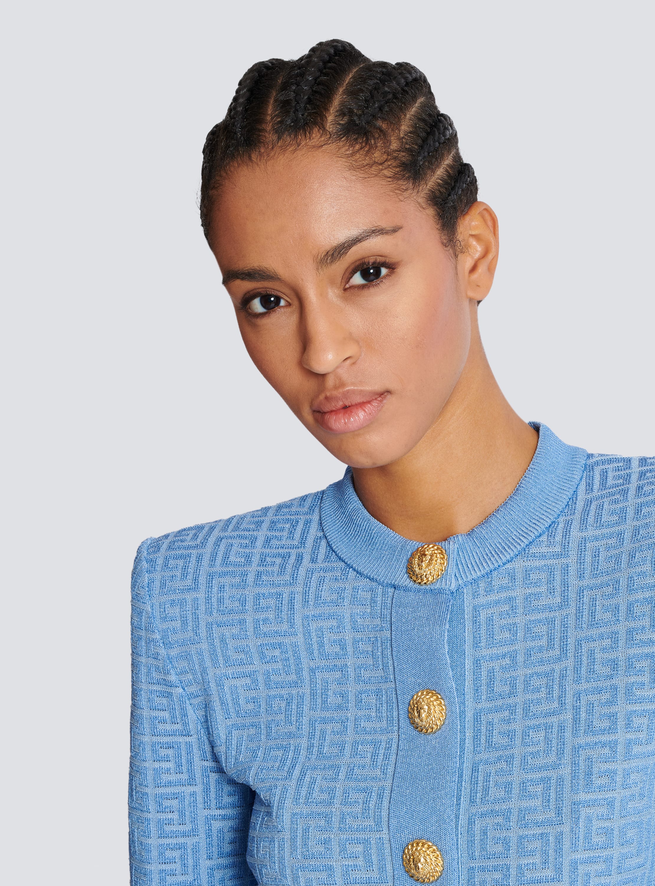PB Labyrinth knit cardigan - Women | BALMAIN PB Labyrinth knit cardigan - Women | BALMAIN