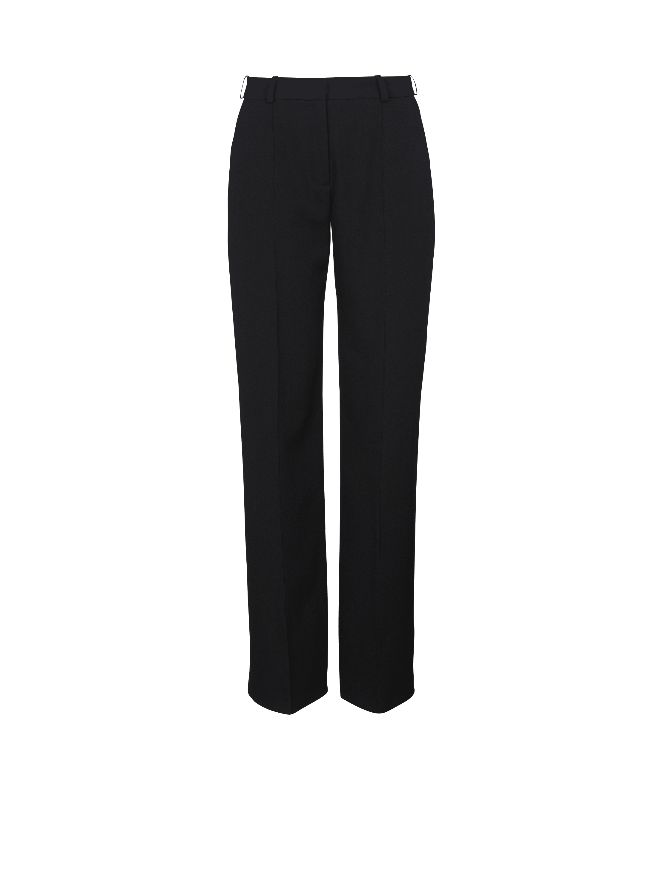 Pantalon de tailleur en grain de poudre