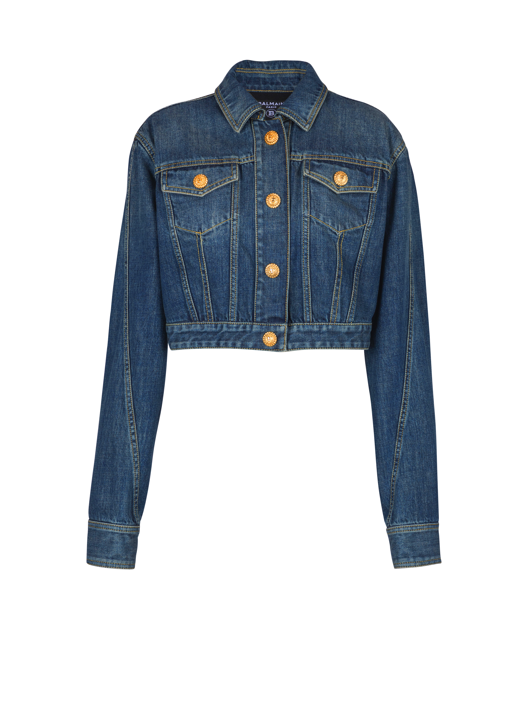 Veste courte en denim