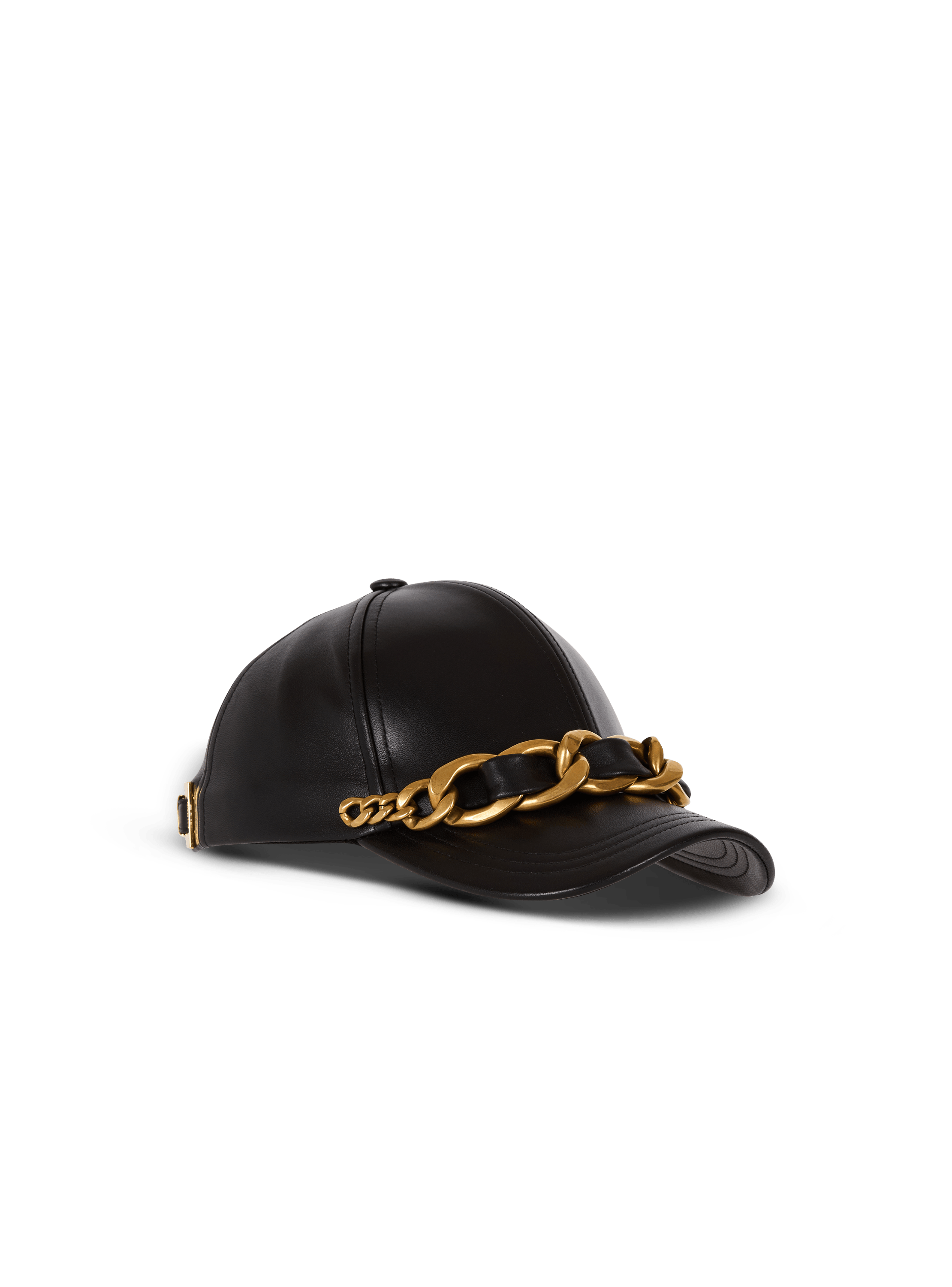 Lambskin cap with chain - Women | BALMAIN
