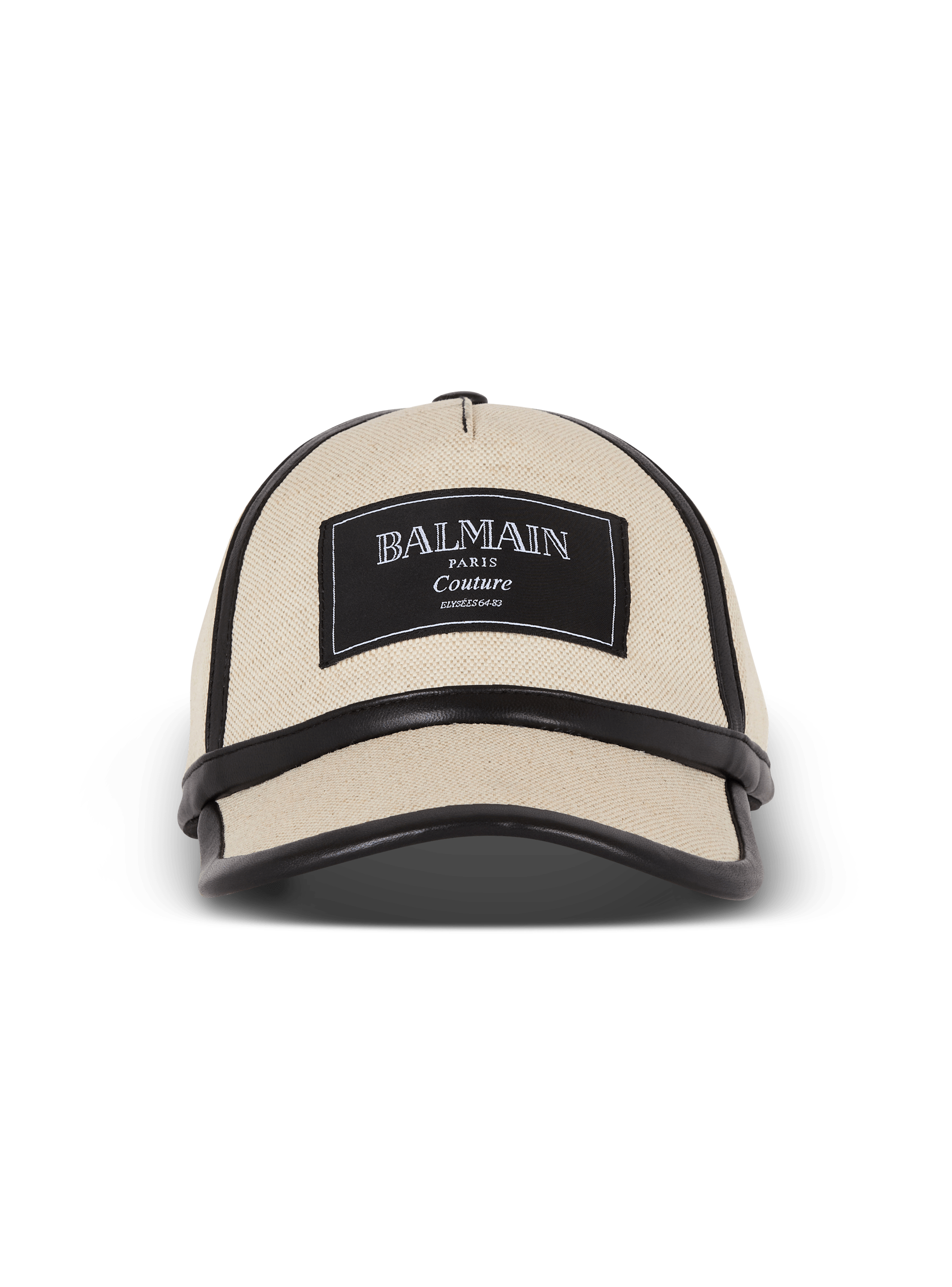 Canvas Balmain Couture cap