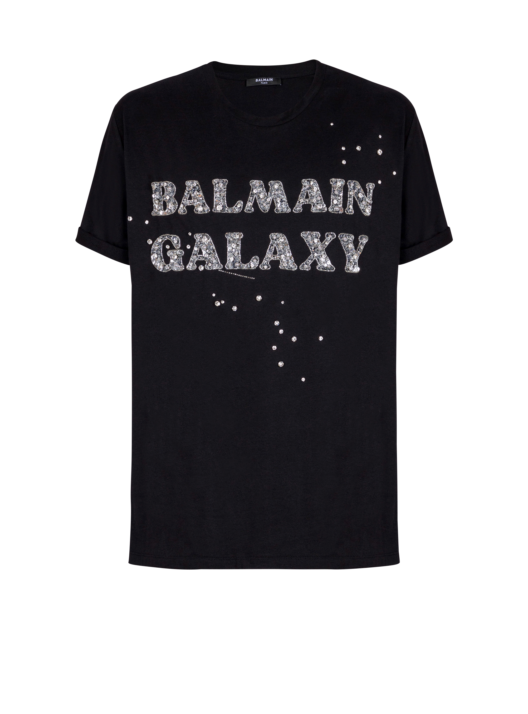 Embroidered Balmain Galaxy T-shirt