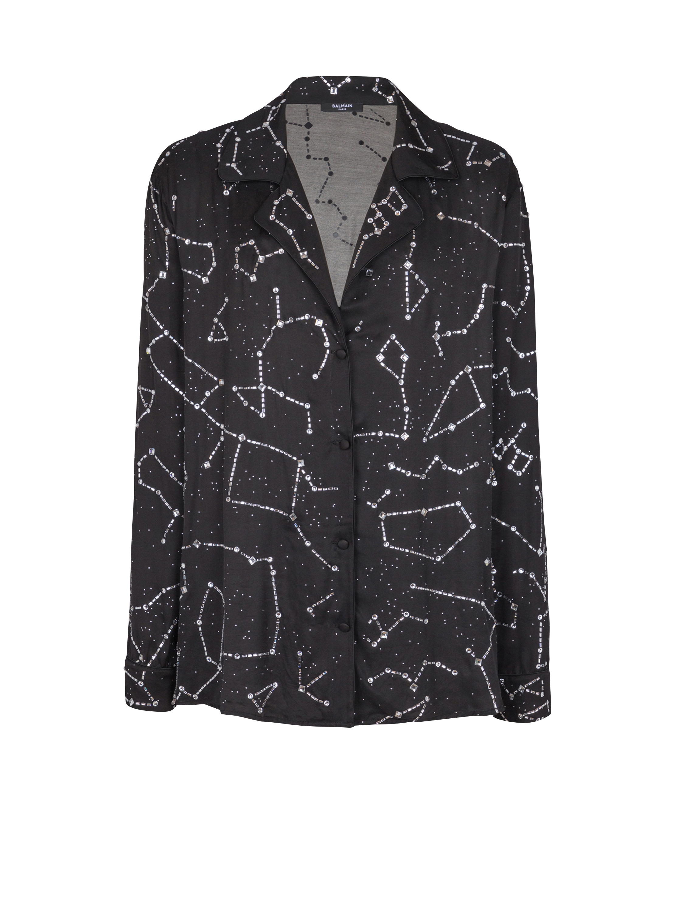 Chemise pyjama avec strass motif Constellation