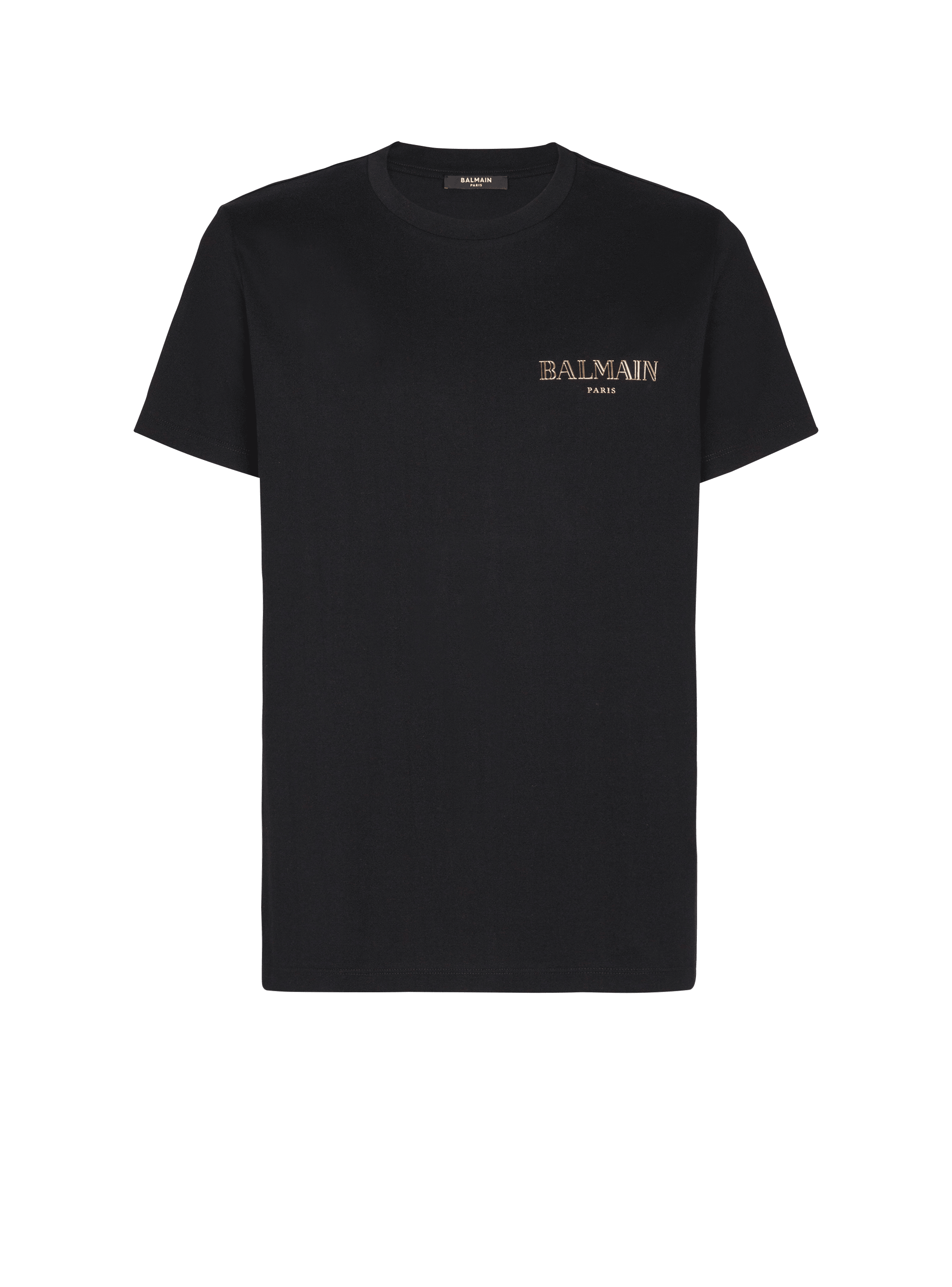 T-shirt with vintage gel Balmain logo