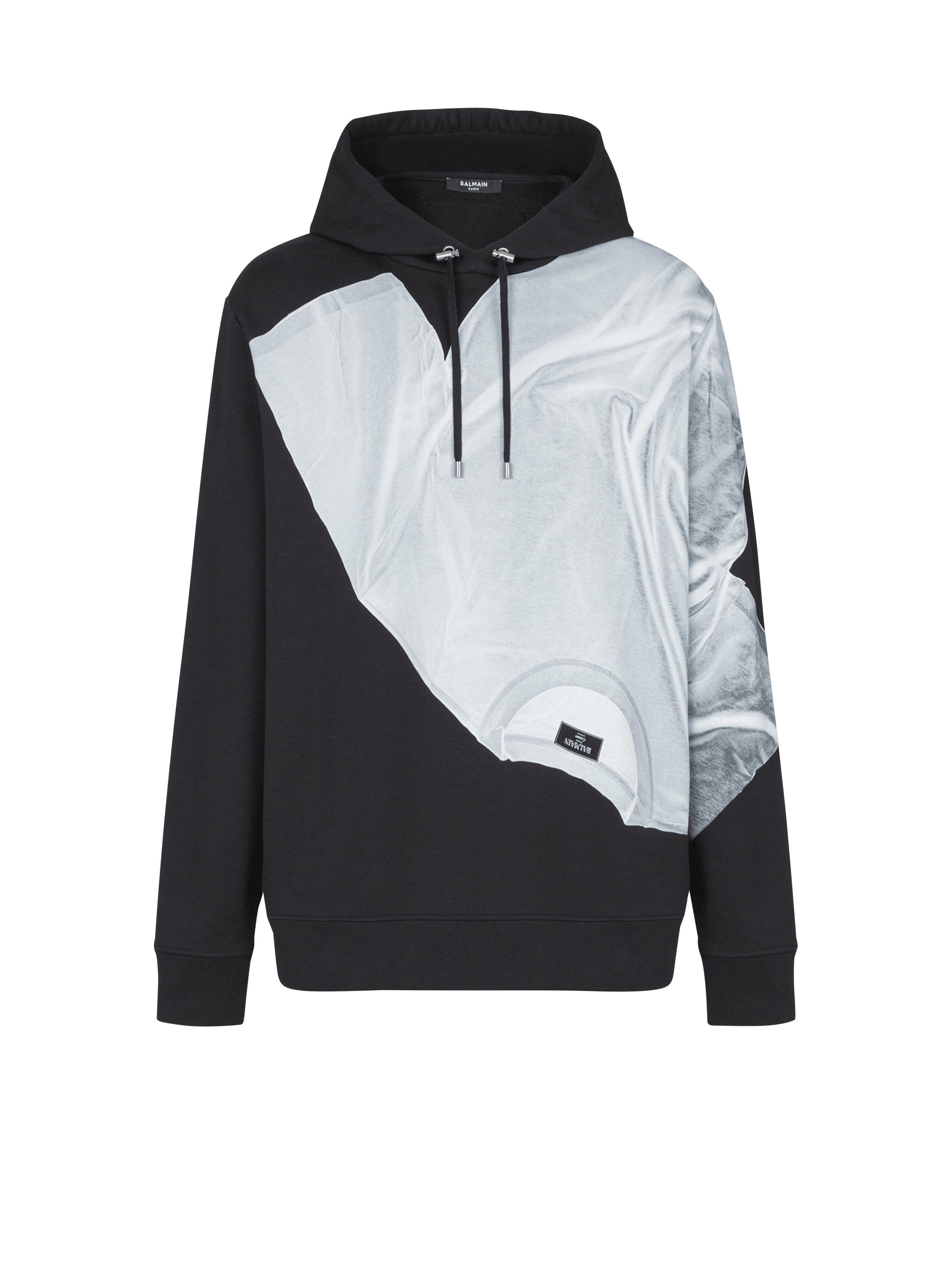 Hoodie with T-shirt print