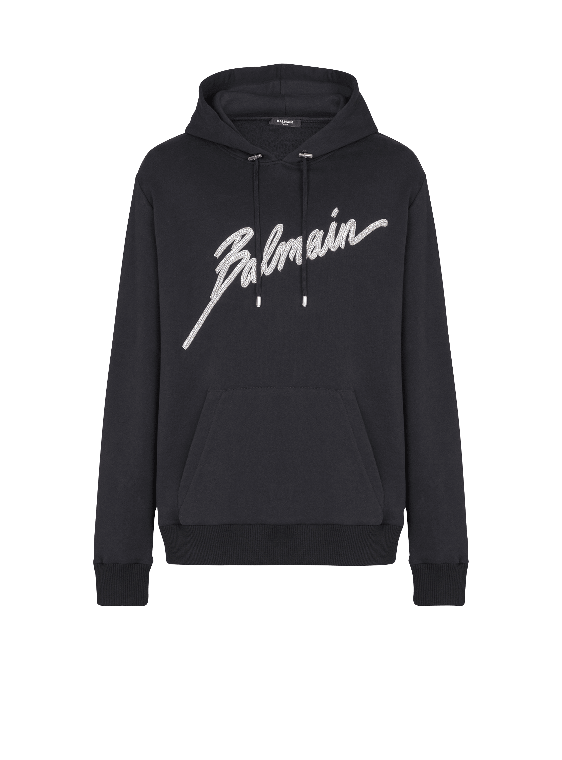 Balmain signature hoodie best sale