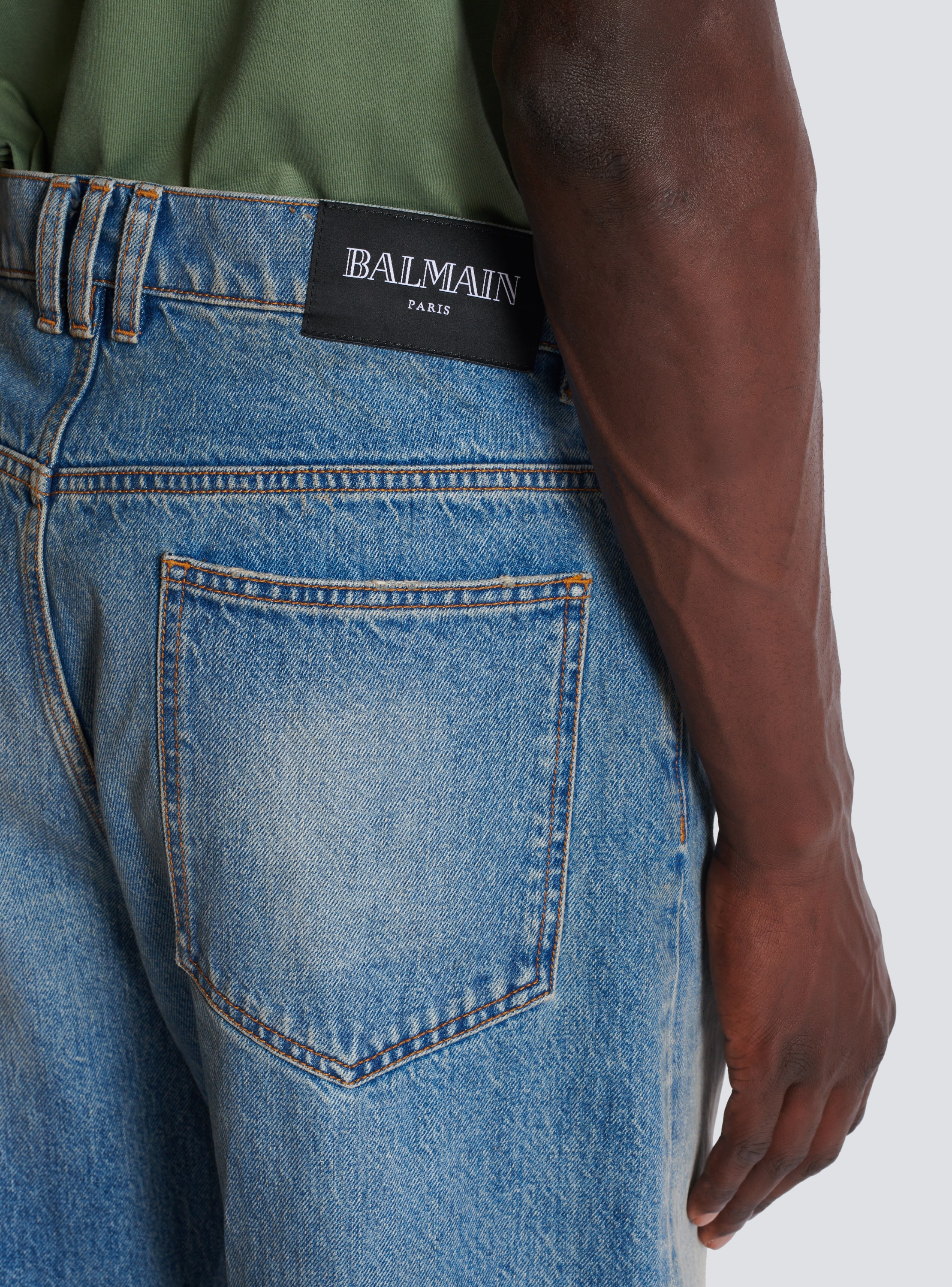 Balmain paris jeans best sale