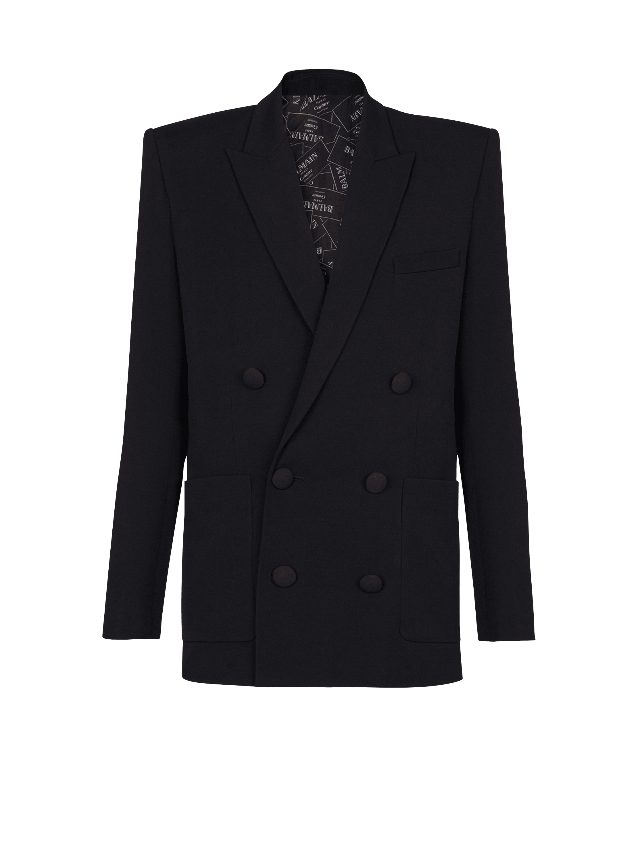 Blazer en grain de poudre