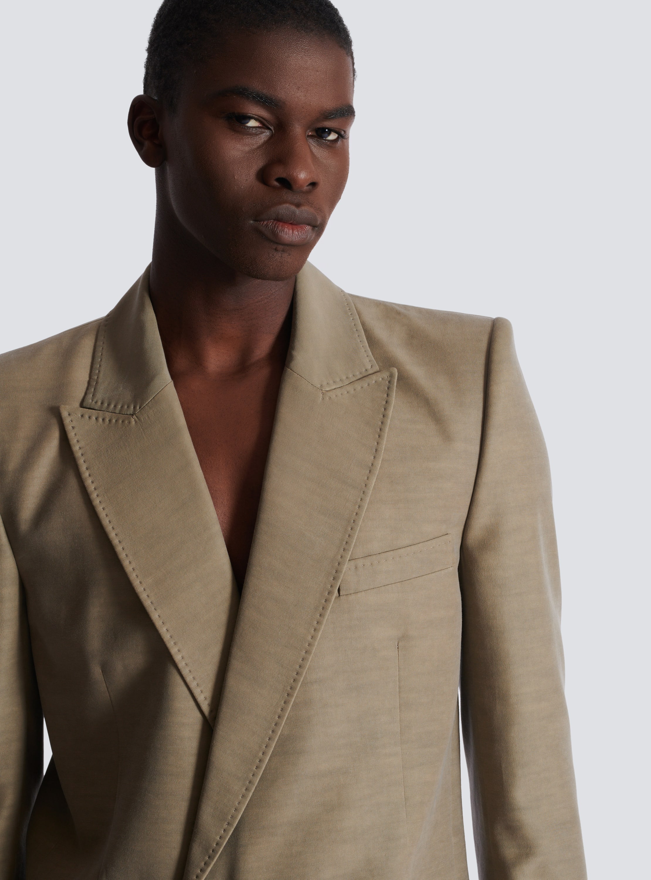キュプラ 1ボタン テーラードジャケット - Men | BALMAIN