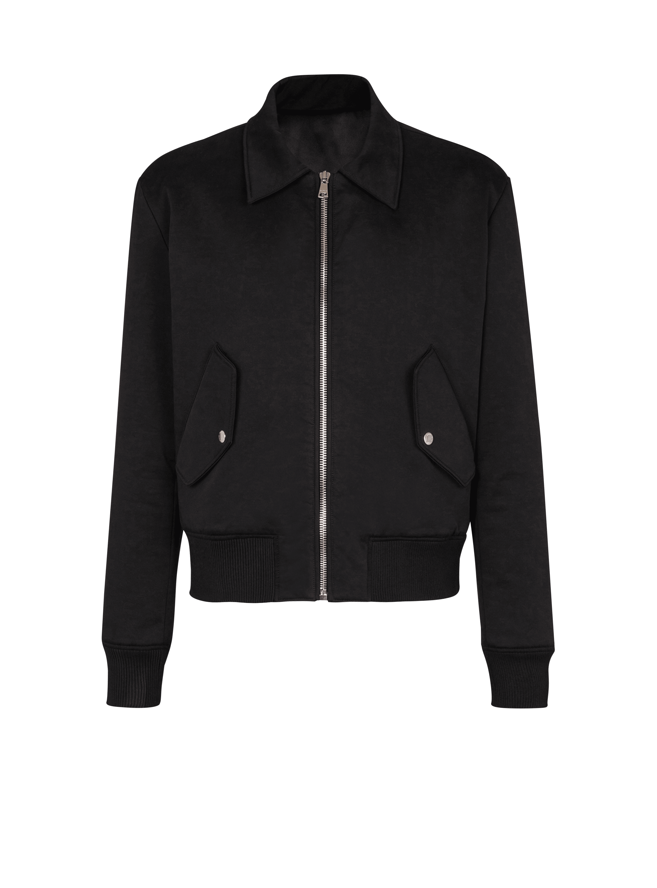 Bomberjacke aus Baumwolle mit Balmain Vintage-Logo