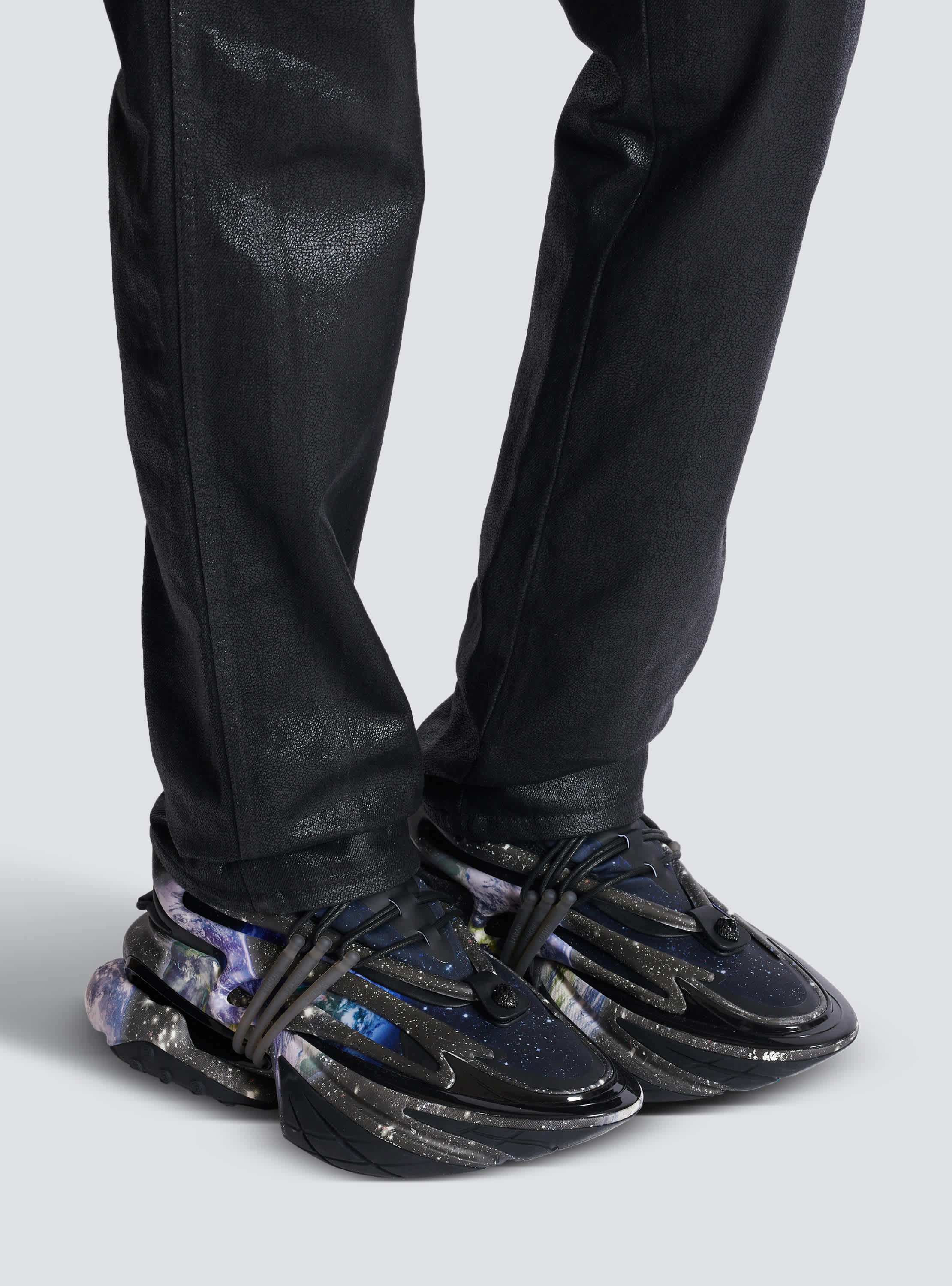 Unicorn アース＆スター プリント ローカットスニーカー - Men | BALMAIN