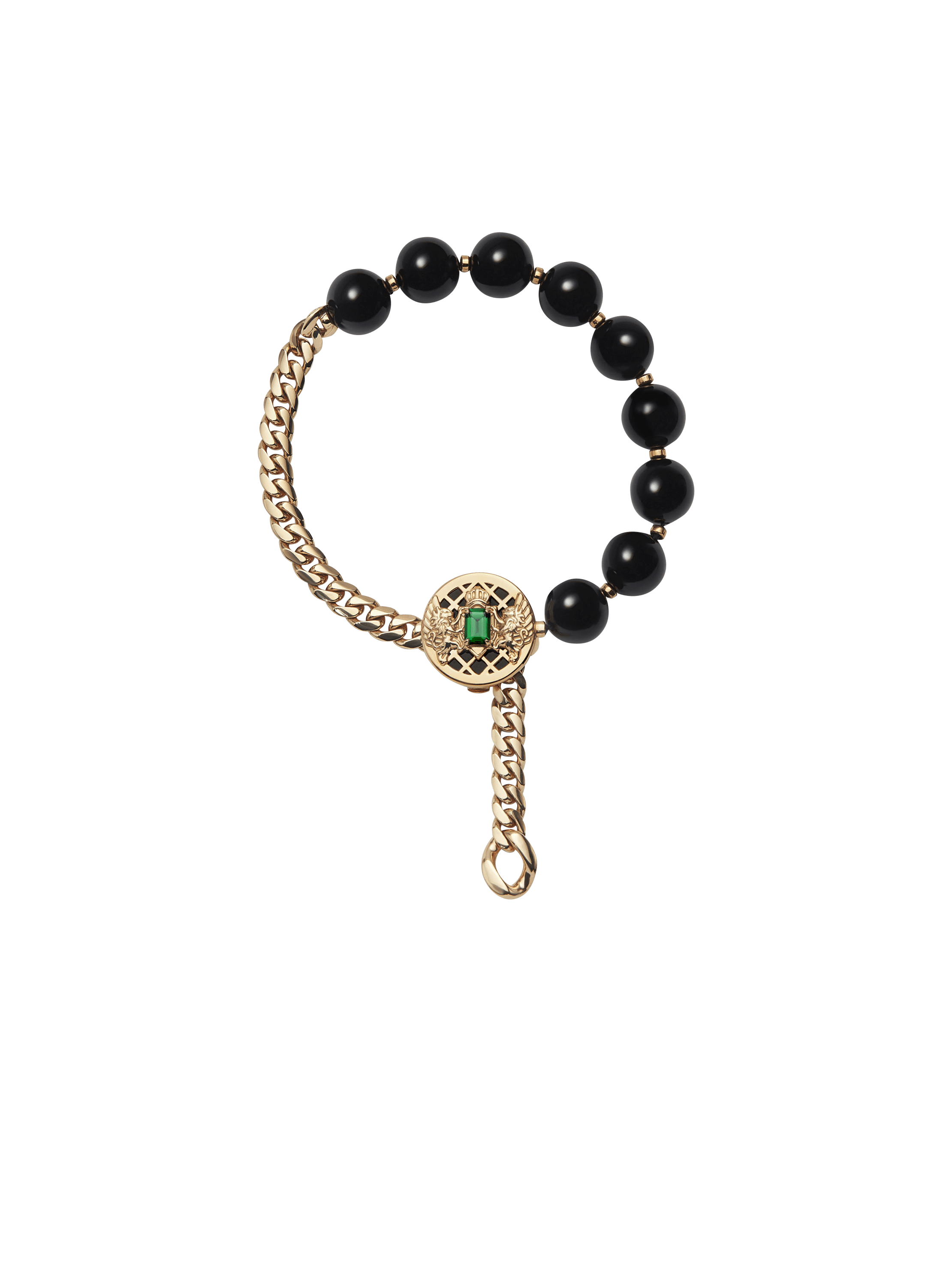 Emblem Beads Bracelet