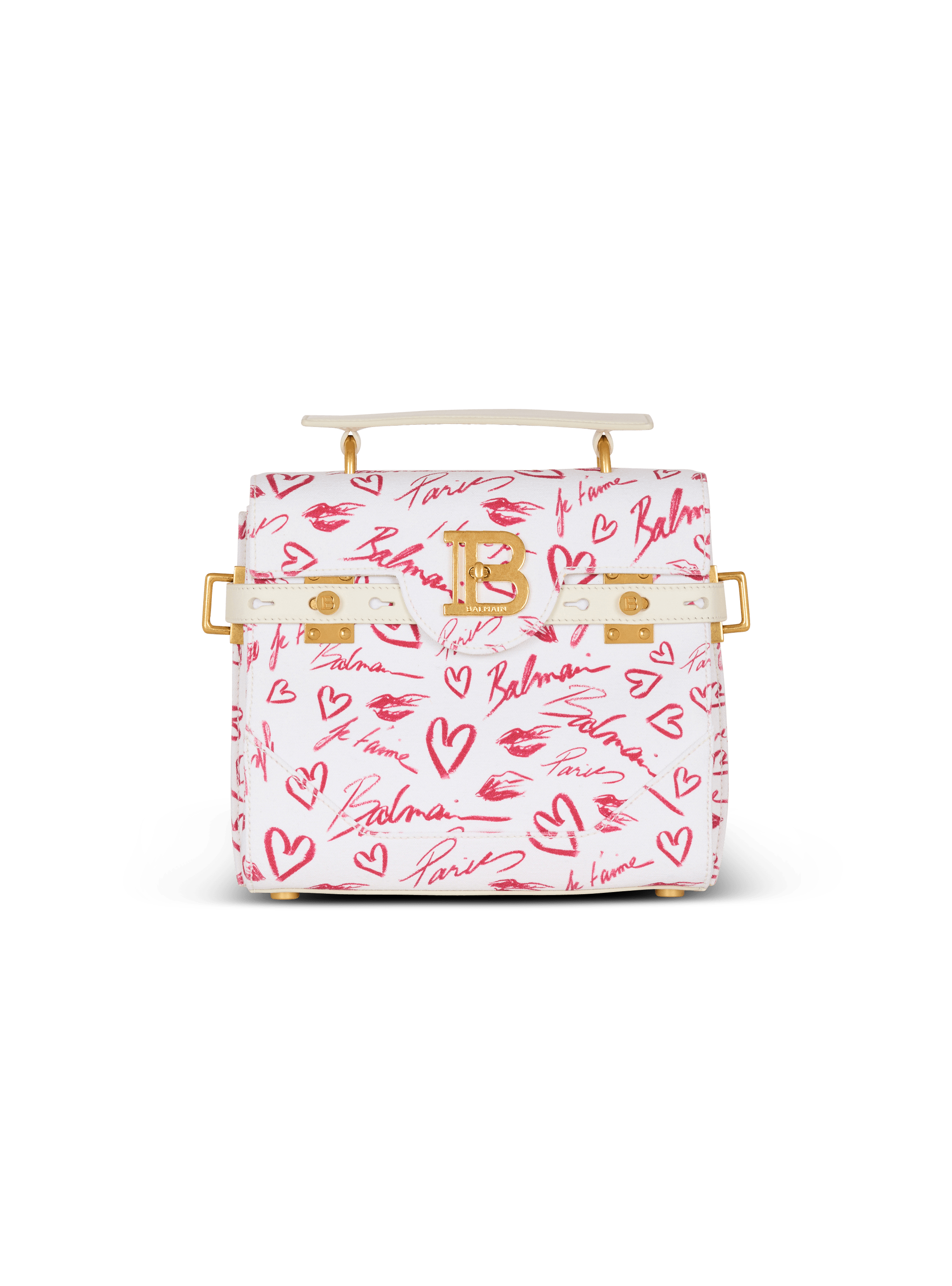 Tasche B-Buzz 23 aus Canvas mit Lipstick-Print