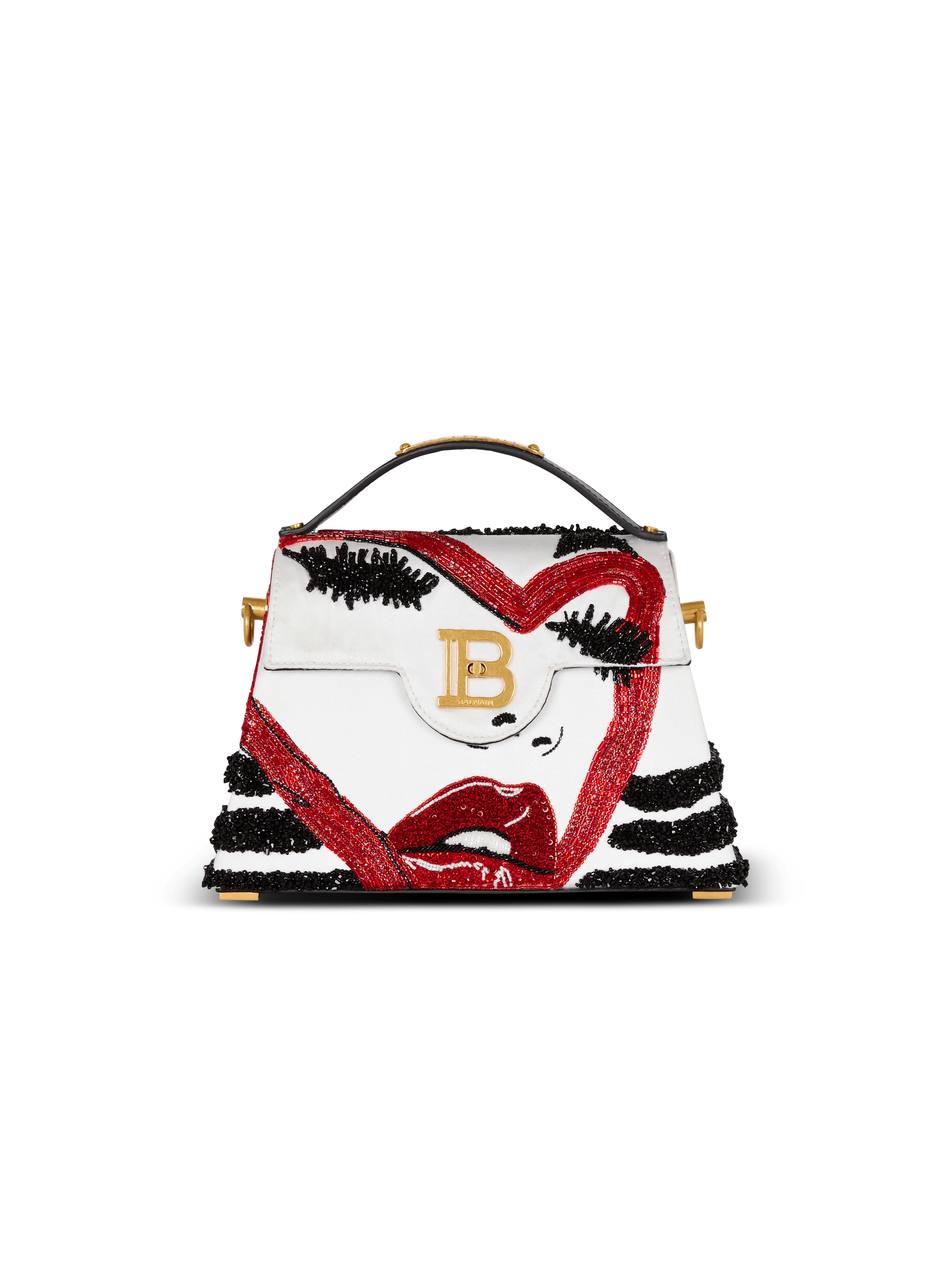 Tasche B-Buzz Dynasty Make-up aus besticktem Satin