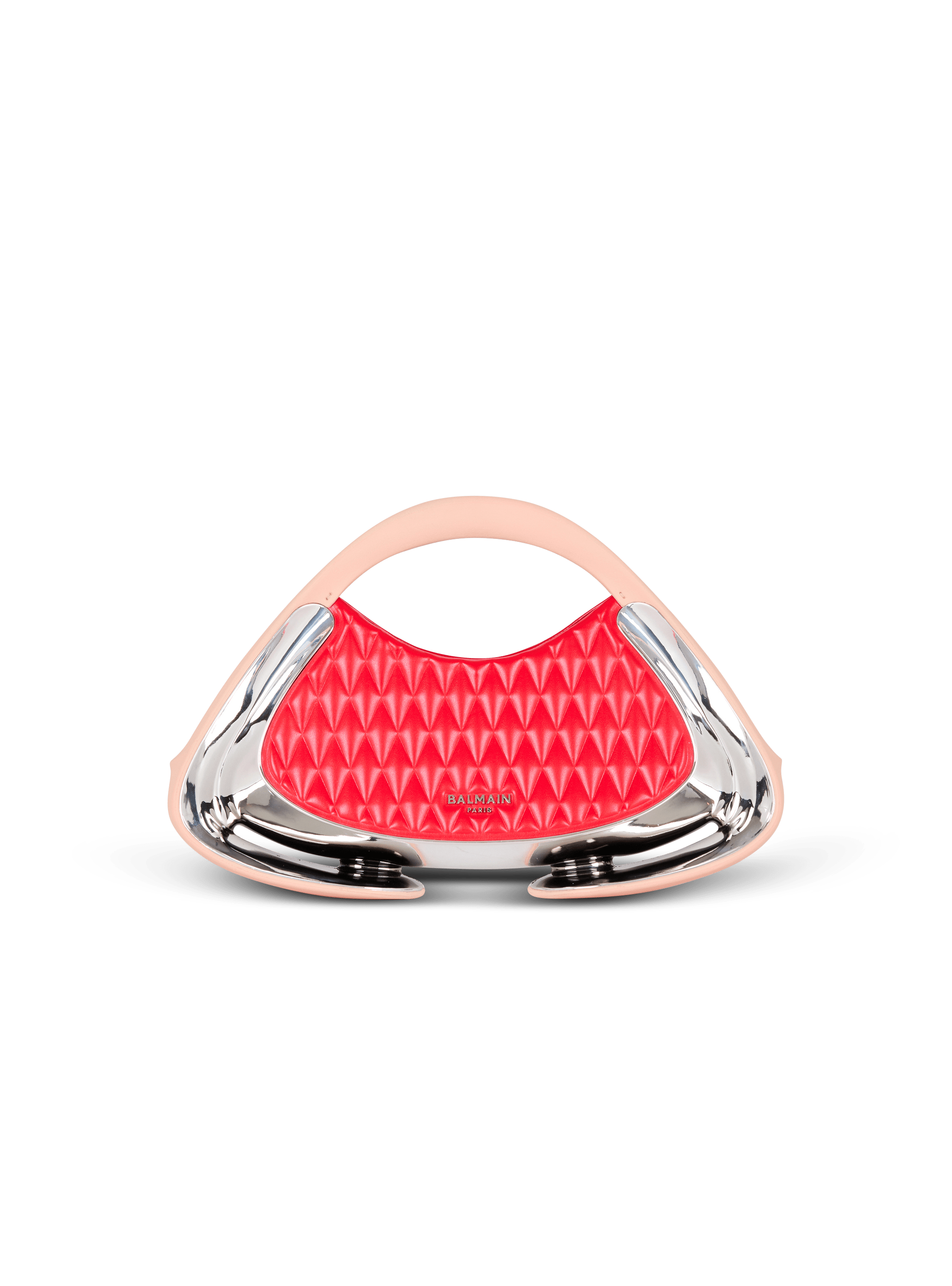 balmain paris Sac Jolie Madame Medium matelassé rouge - Femme