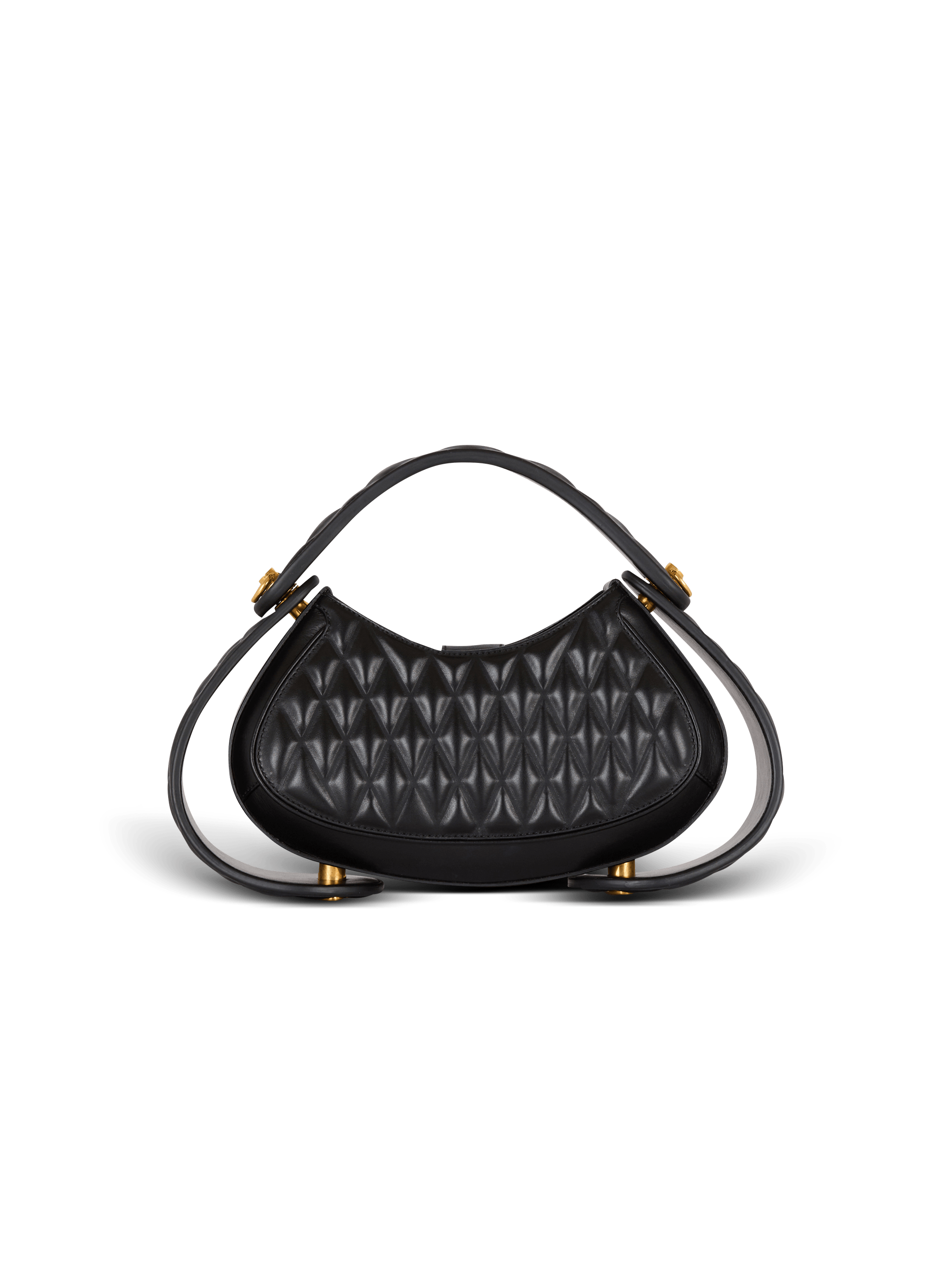 Balmain discount Quilted Boston-Type Handbag