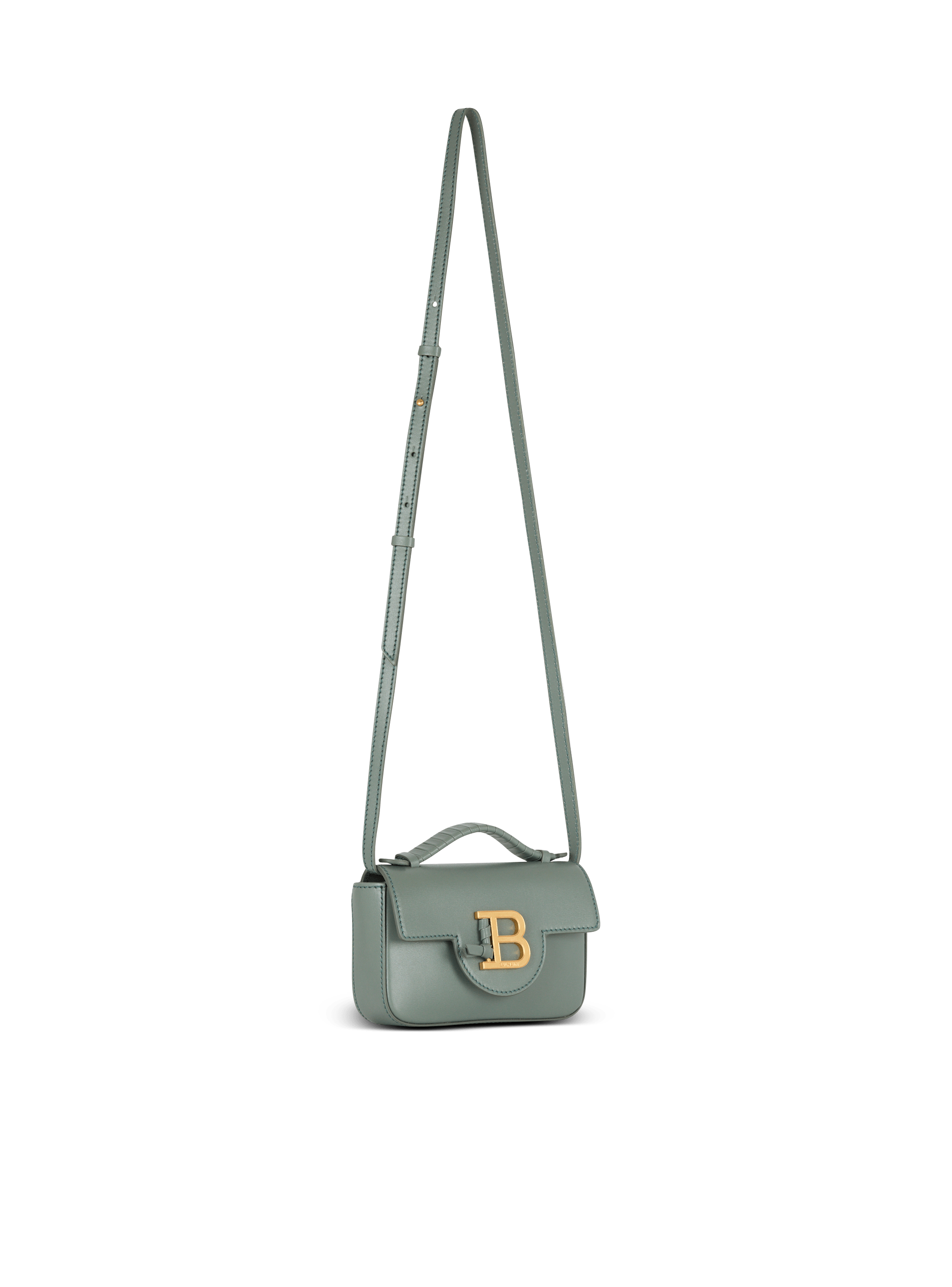 Grained calfskin B-Buzz 17 Mini bag