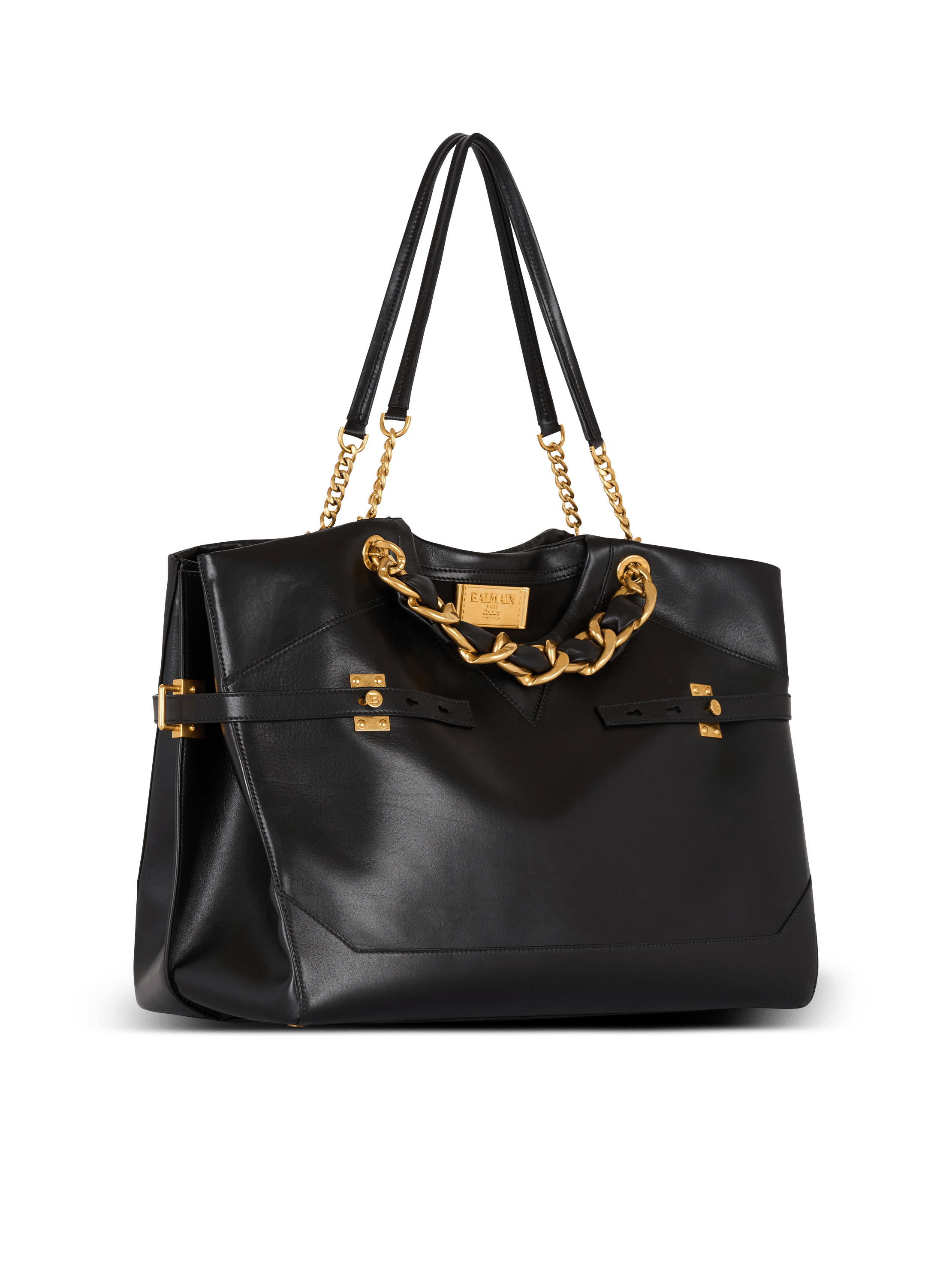 クルーネック カーフレザー トートバッグ - Women | BALMAIN