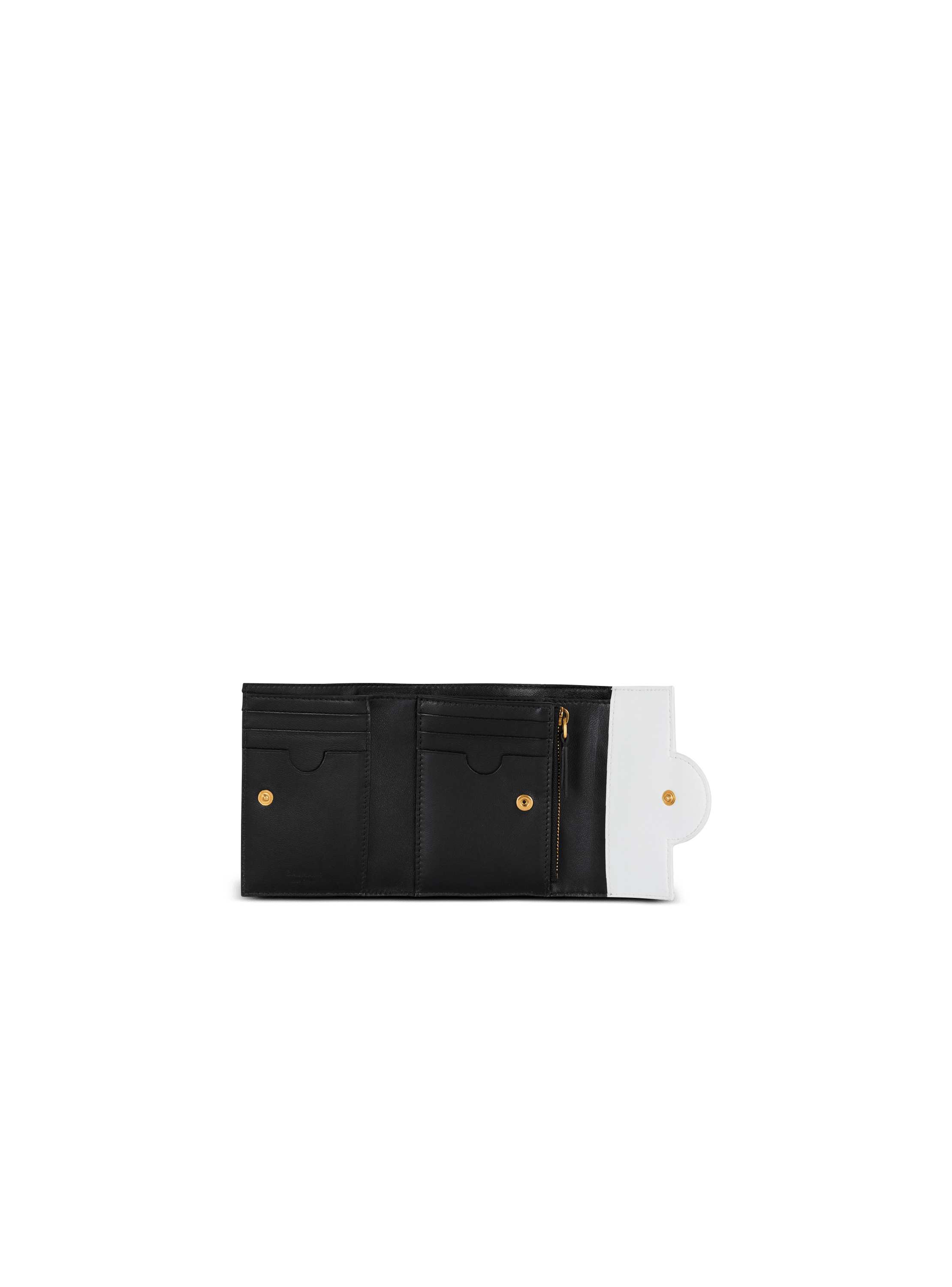 B-Buzz trifold wallet in printed "Love Letter" leather