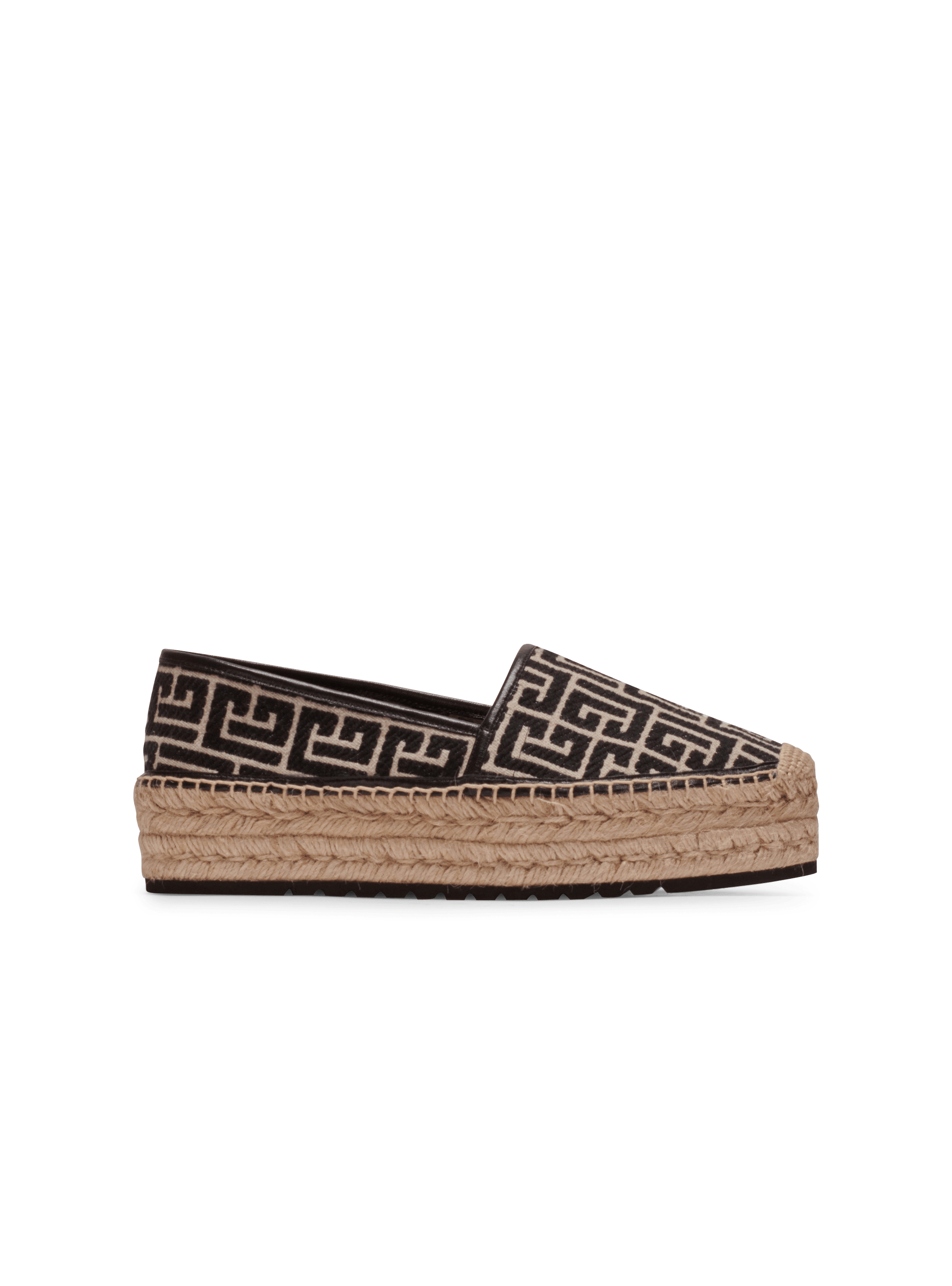 Alex canvas espadrilles with PB Labyrinth monogram