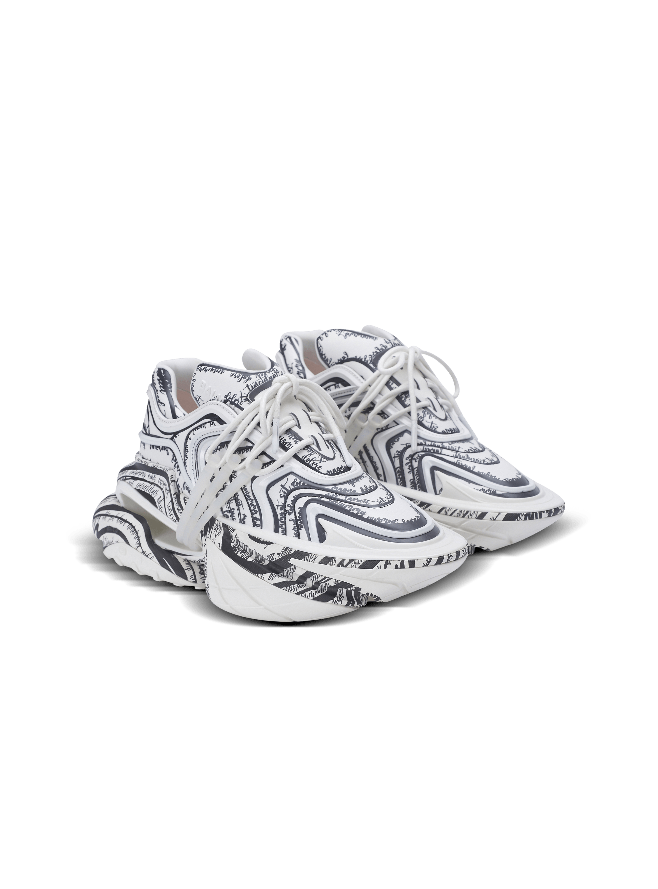 Unicorn Wave trainers with "Love Letter" print