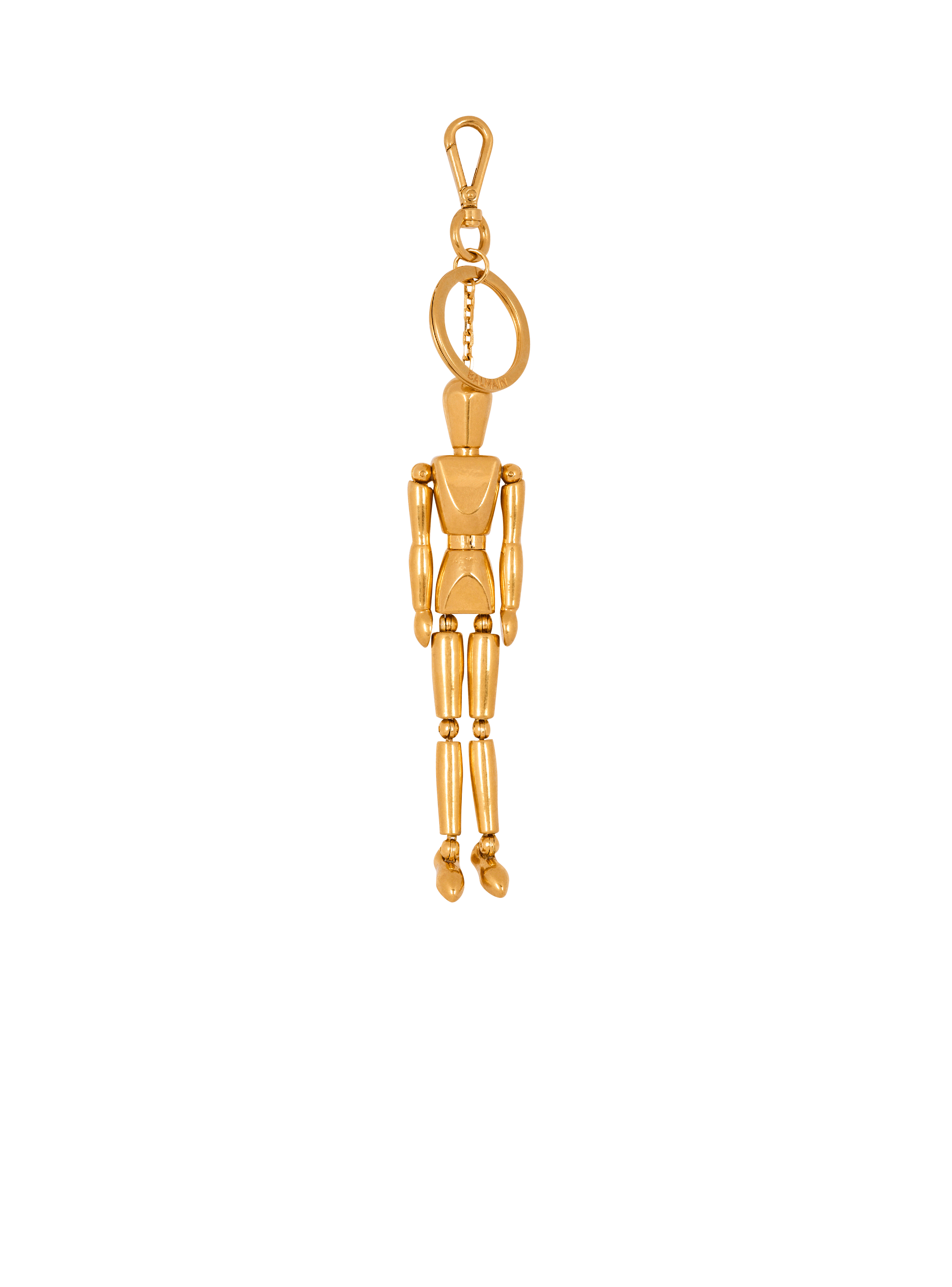 Brass mannequin key ring