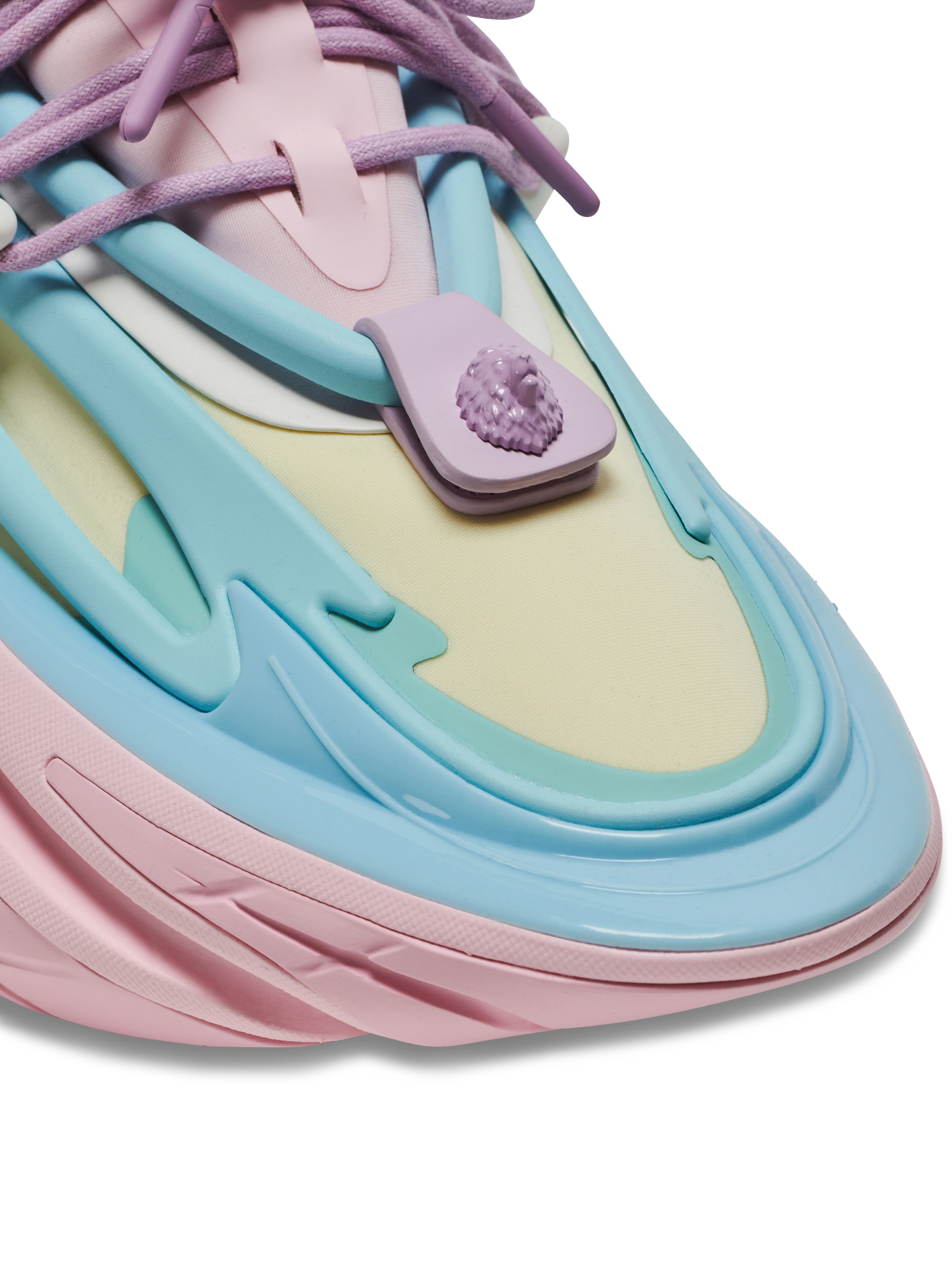Unicorn trainers in neoprene and leather multicolor Women BALMAIN