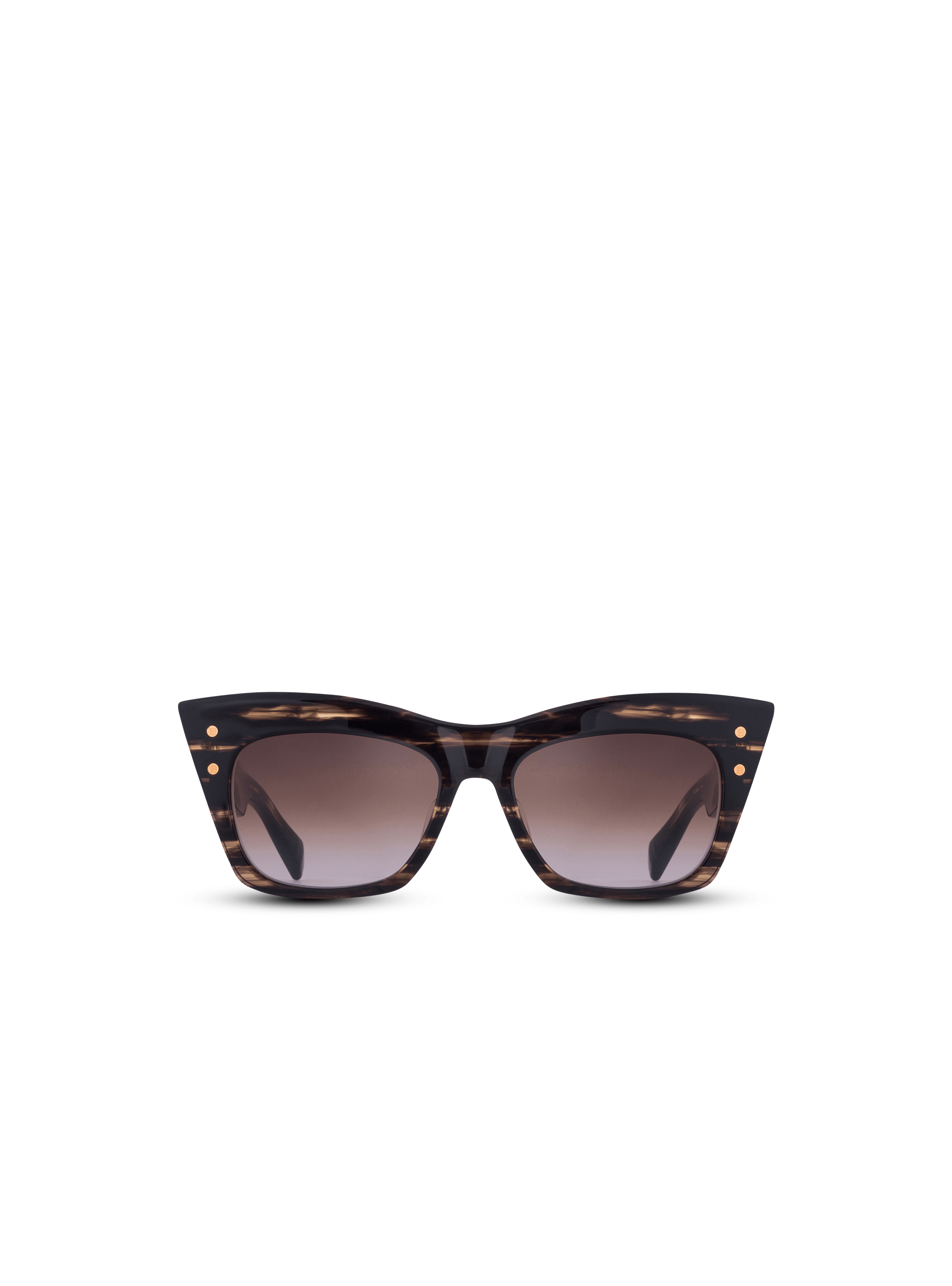 Große Cat-Eye-Sonnenbrille mit Schildpatt-Effekt