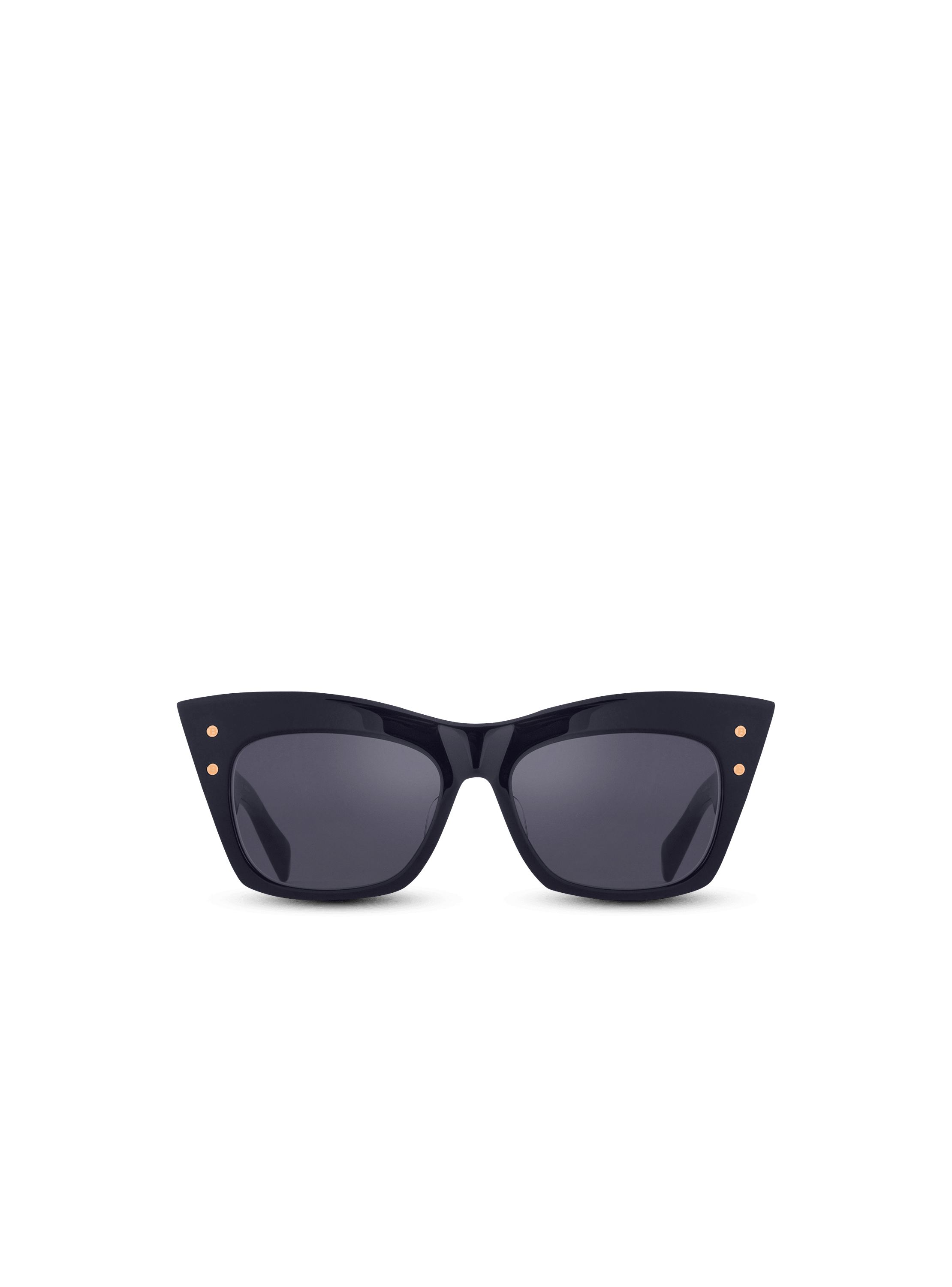 Tortoiseshell-effect acetate B-II sunglasses