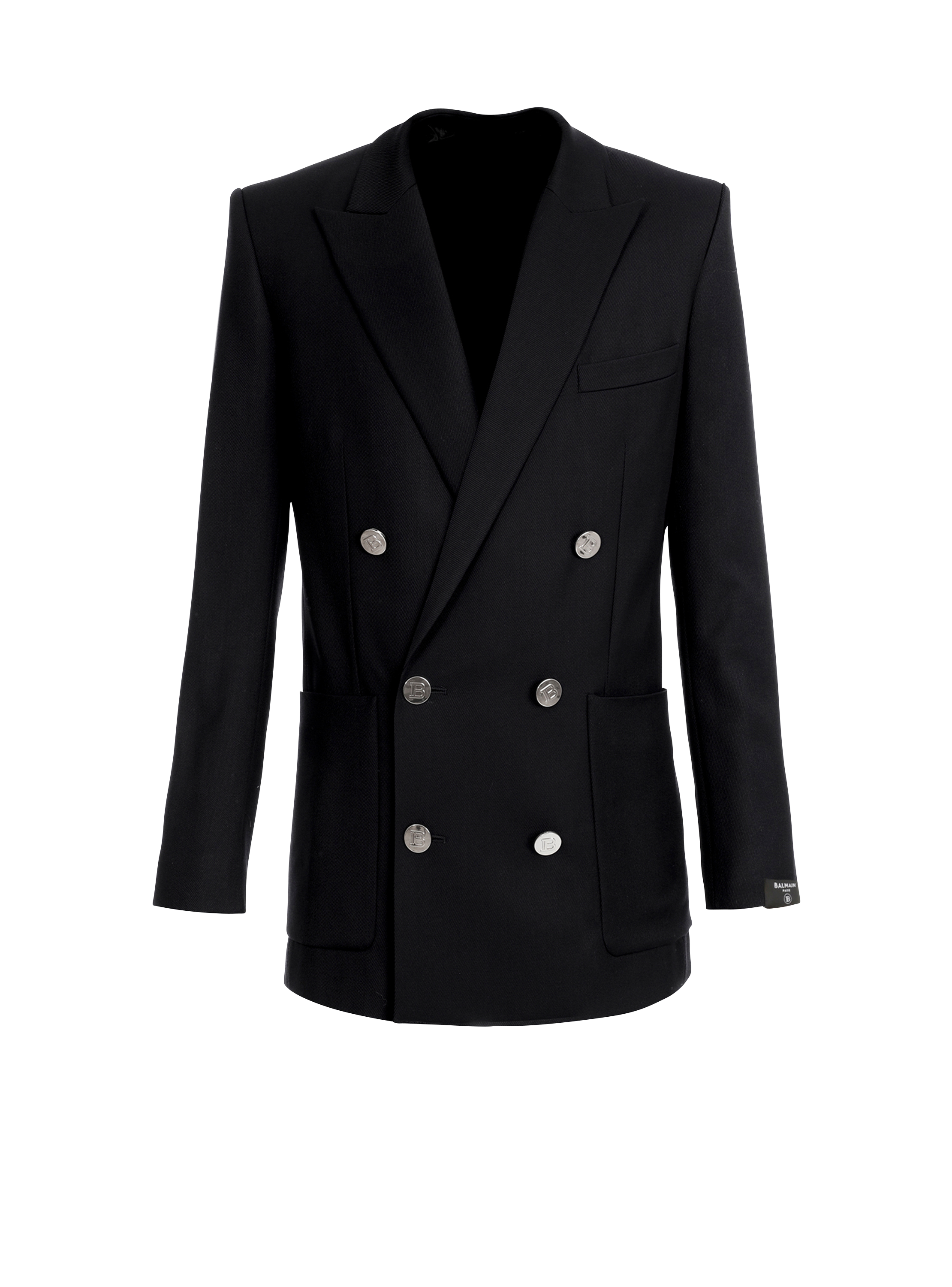 Blazer with 2025 silver buttons