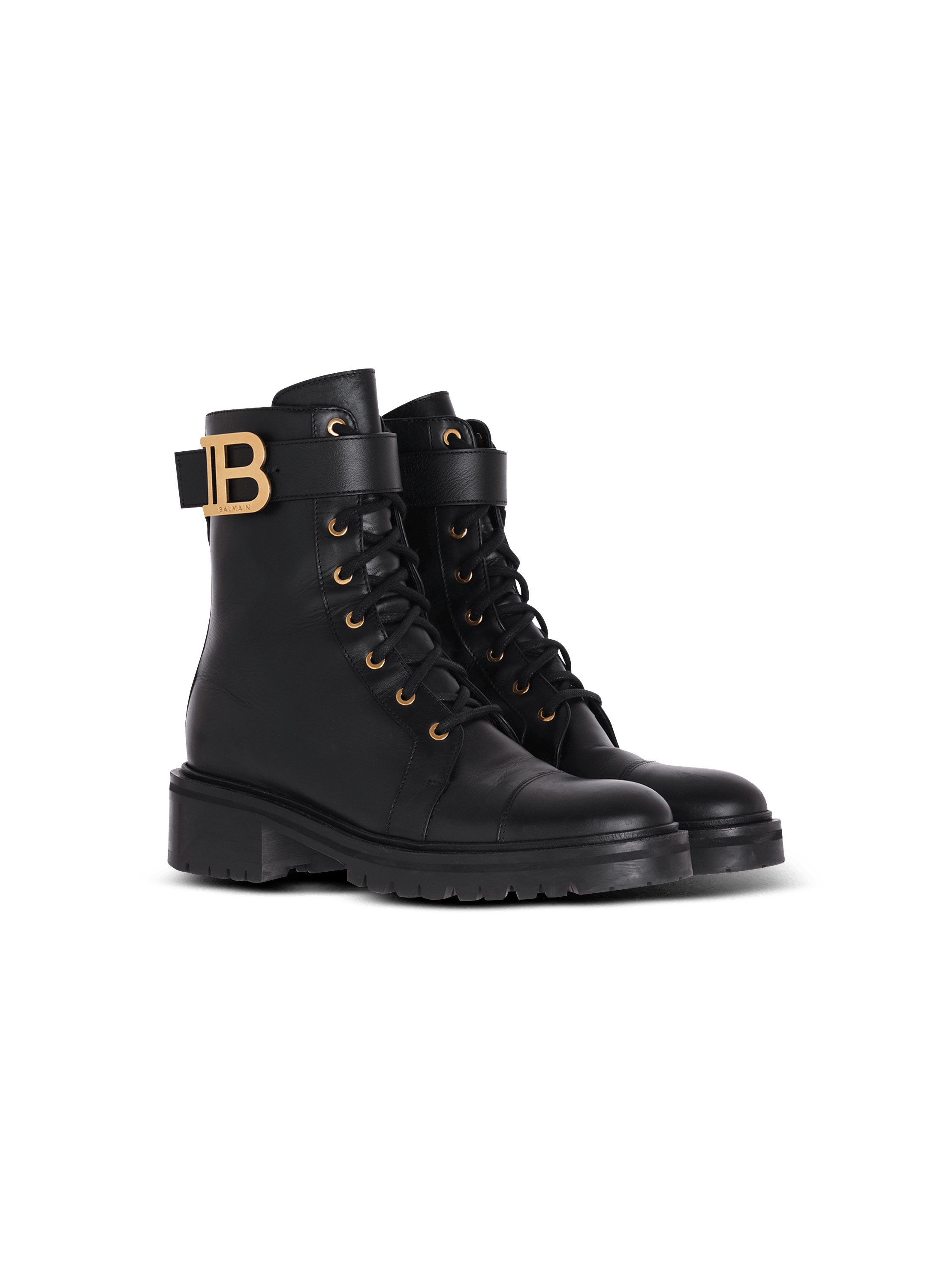 Balmain clearance combat boots