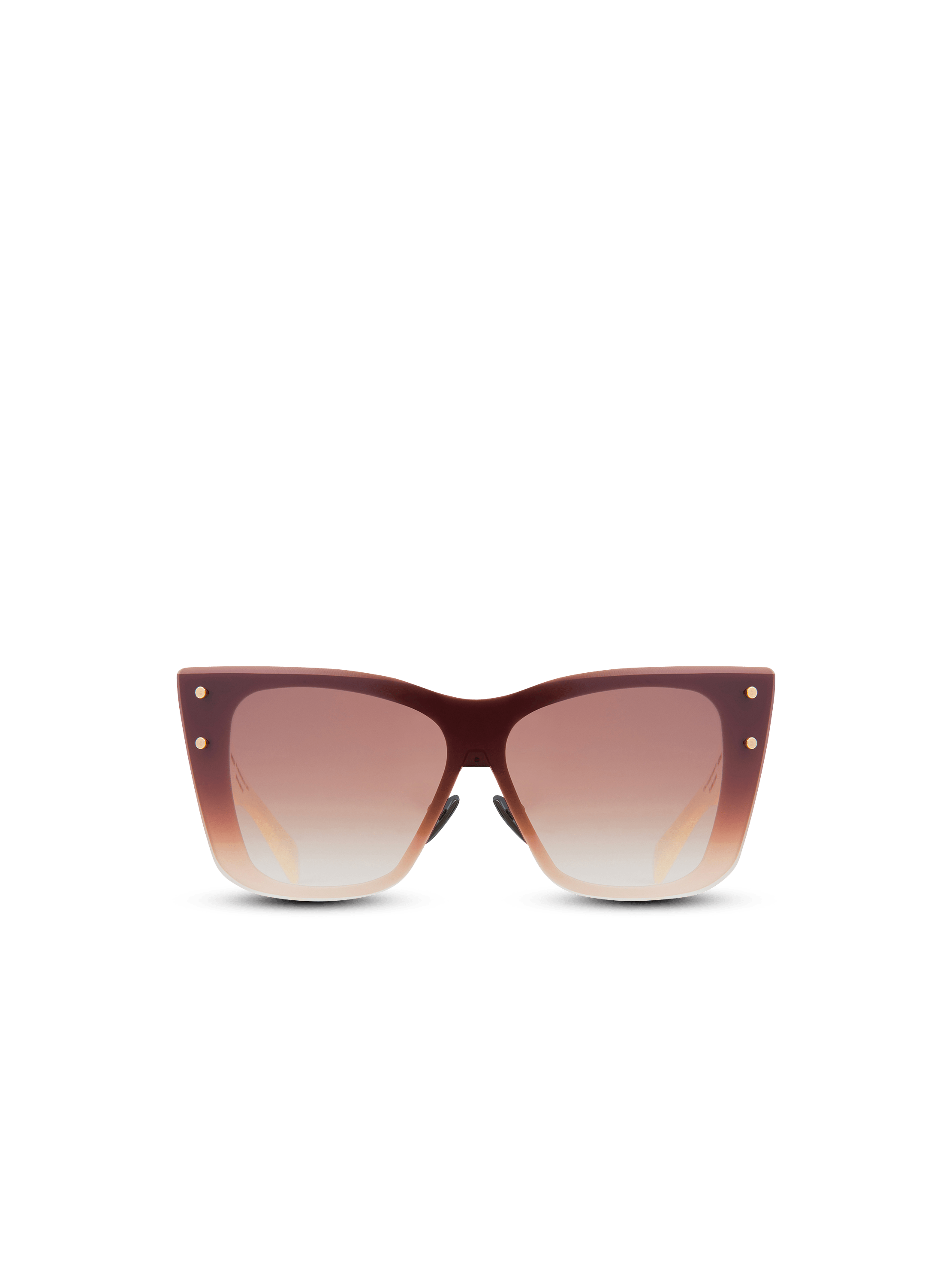 Tortoiseshell-effect titanium Armour sunglasses