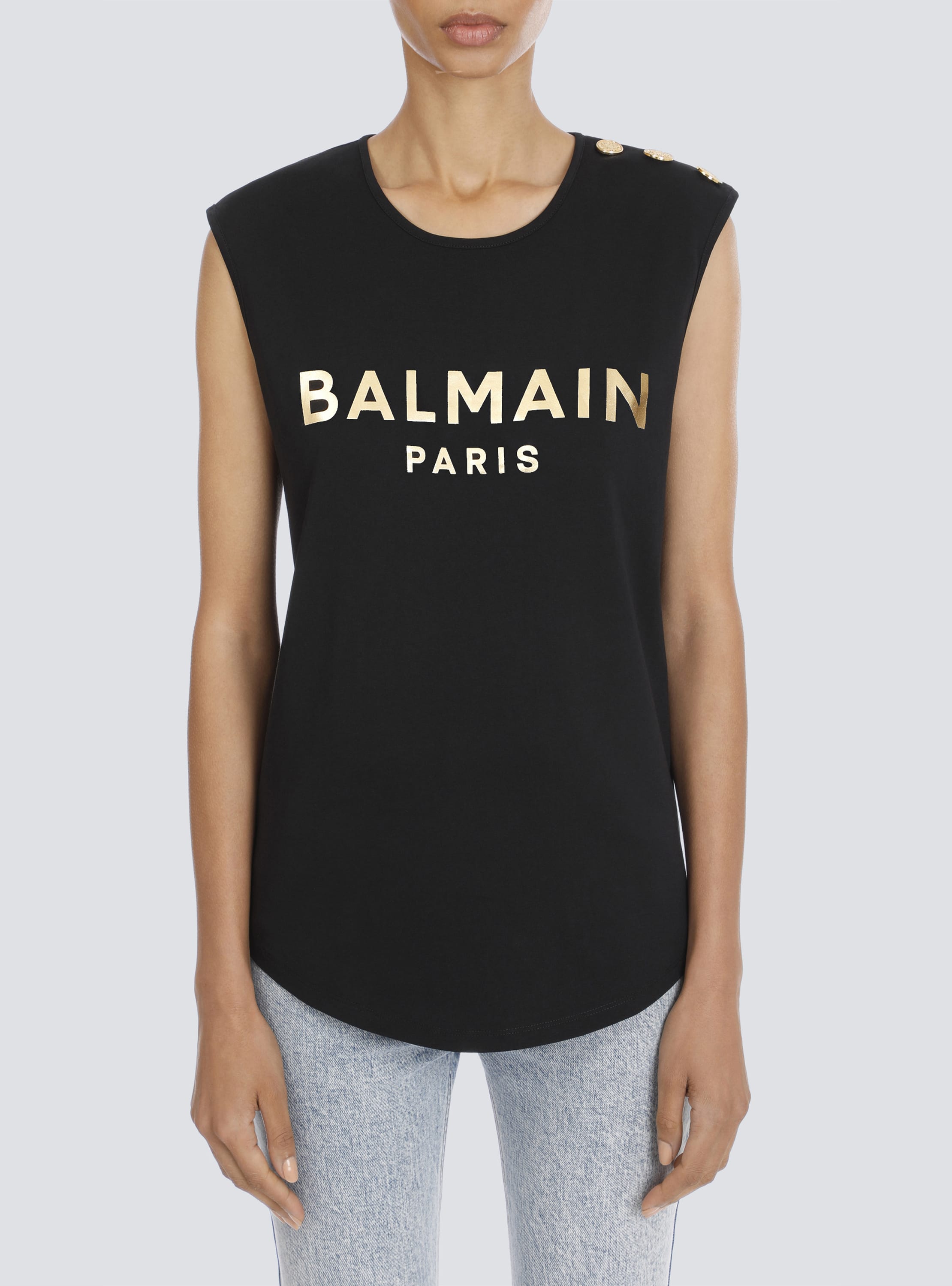 Buy Balmain Logo Band Triangle Bralette - Fuschia At 75% Off