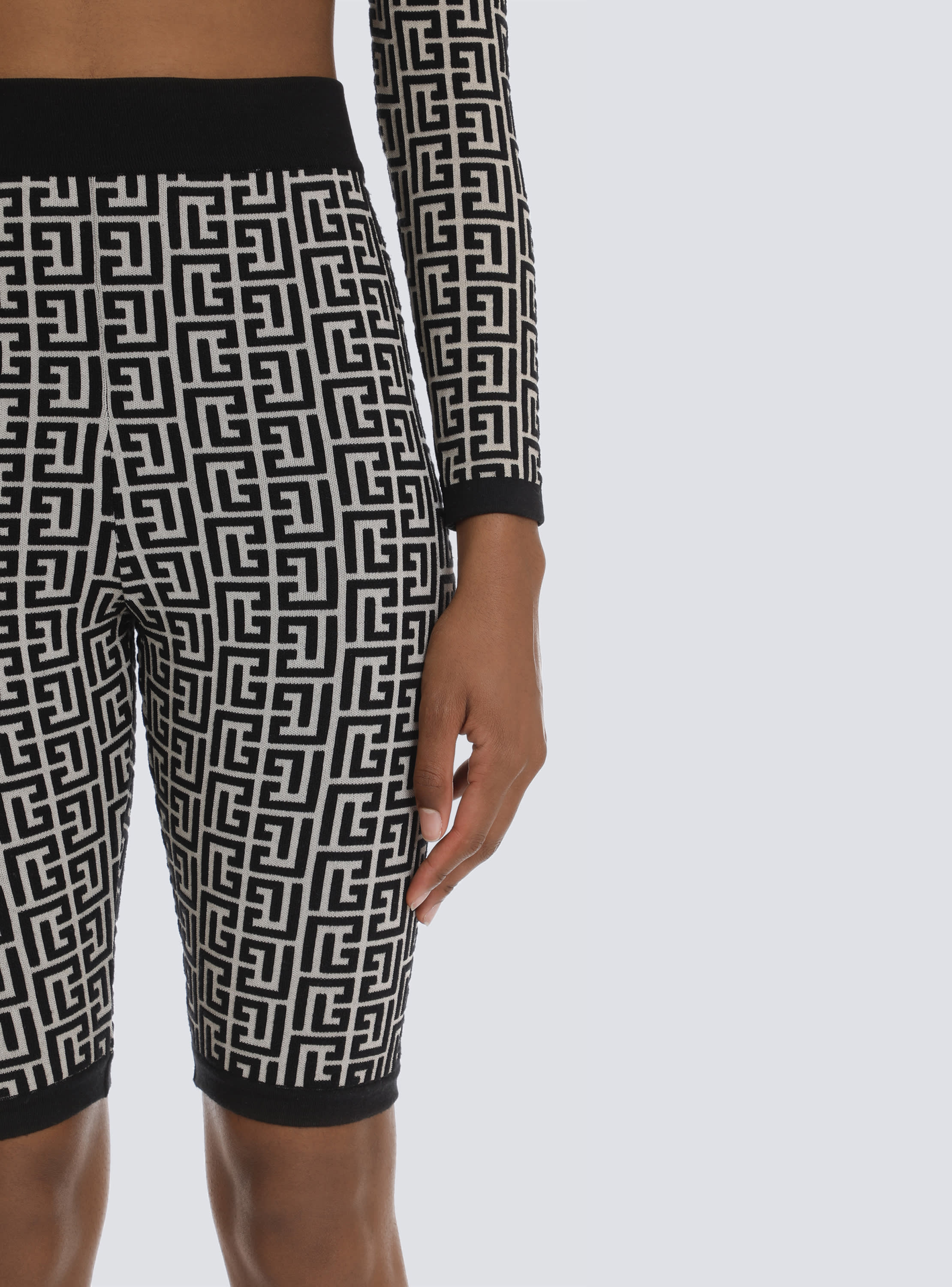 Monogram Jacquard Denim Shorts - Women - Ready-to-Wear