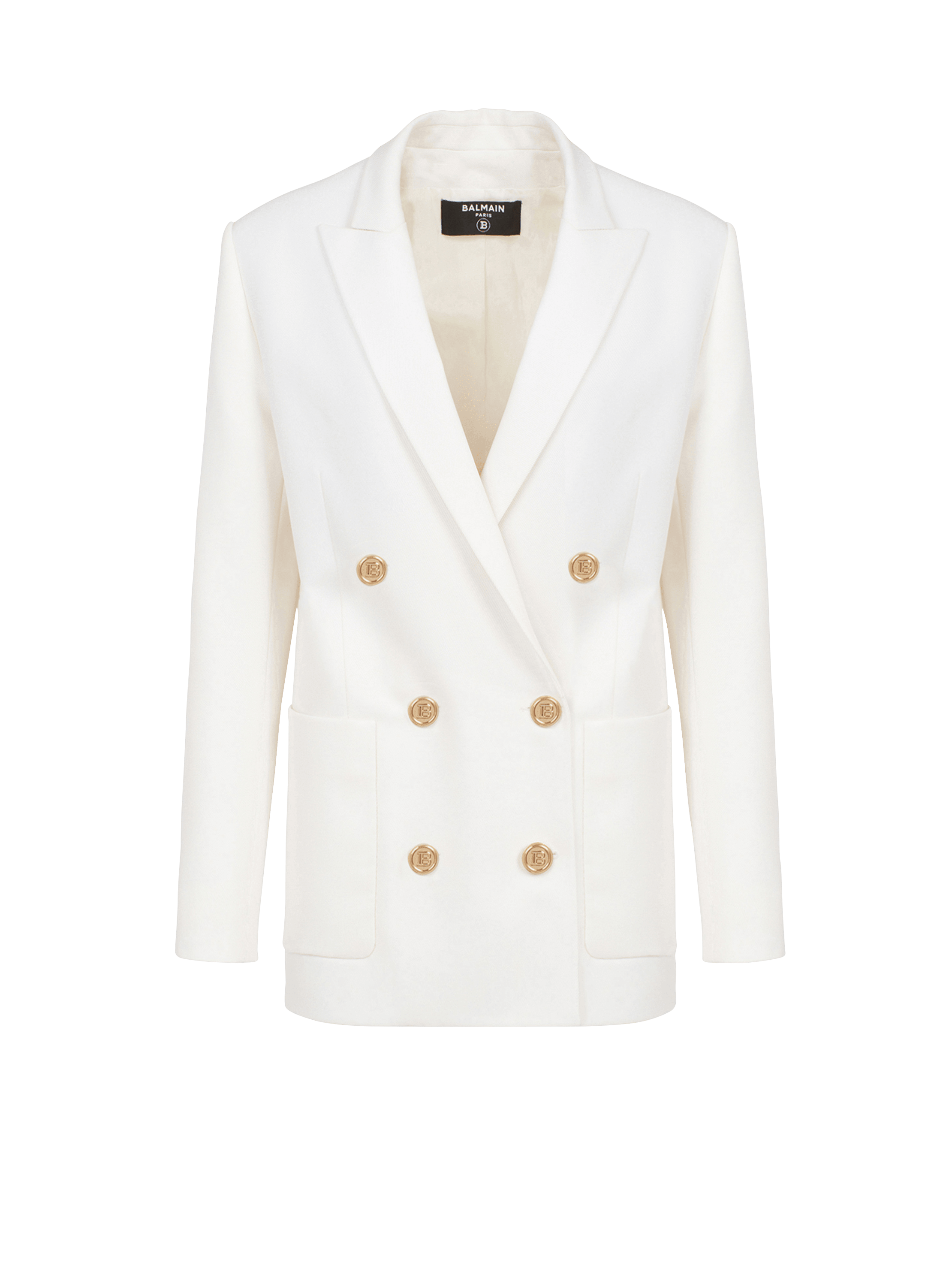 Wool double-breasted boyfriend - Women | BALMAIN