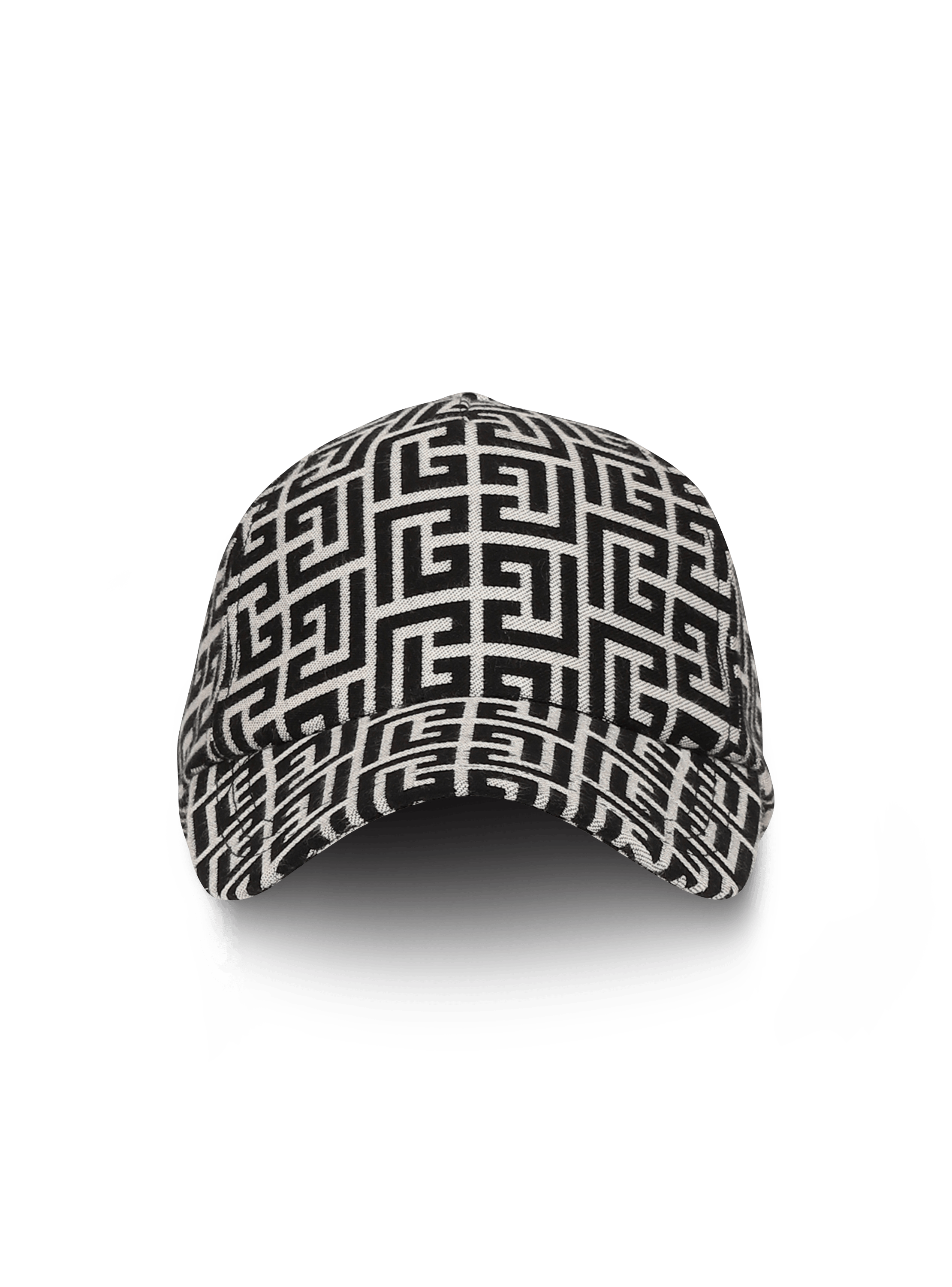 Gorra de algodón con monograma de Balmain