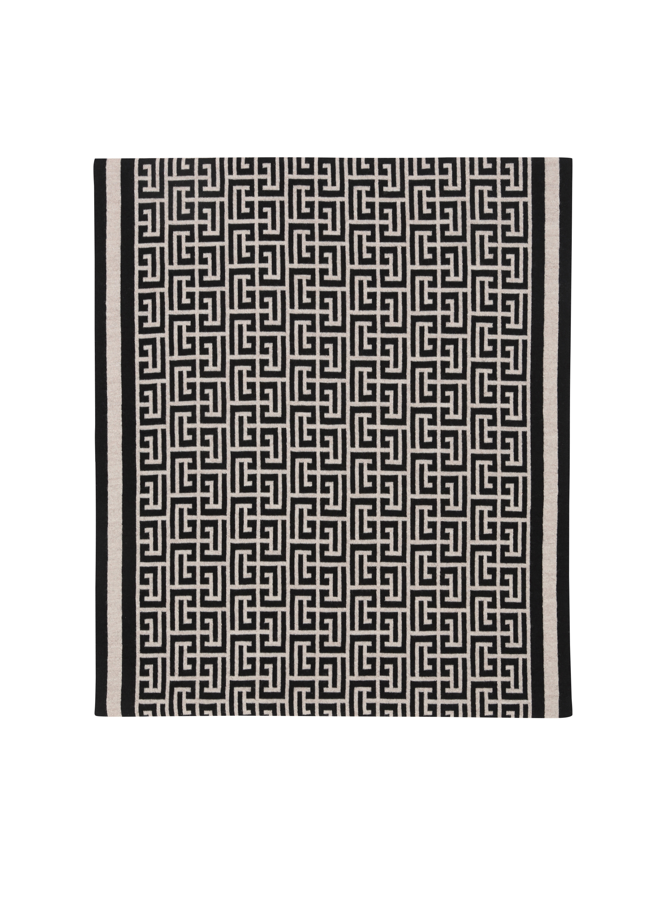 Sciarpa in lana con monogramma Balmain