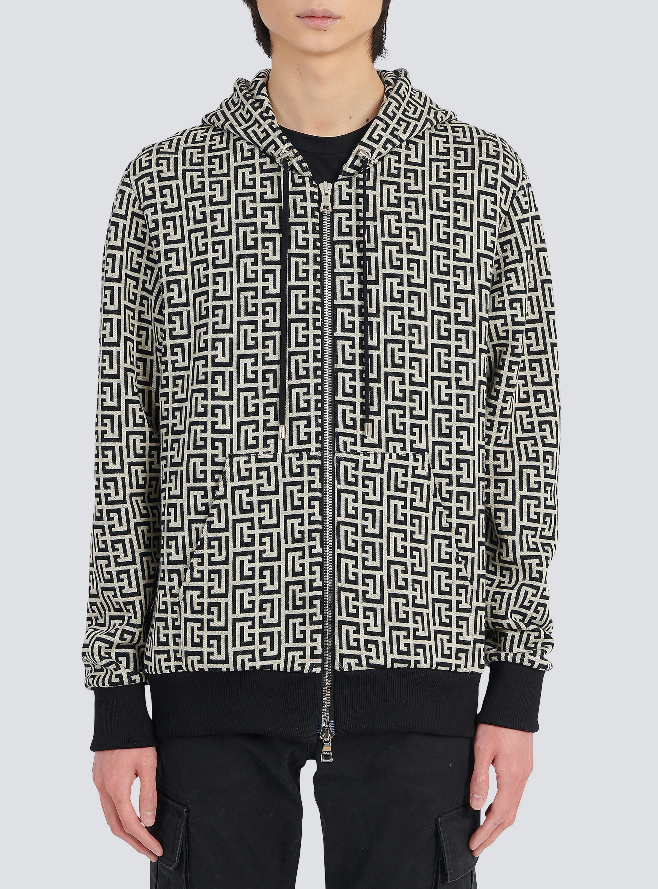 Balmain Monogram Hoodie