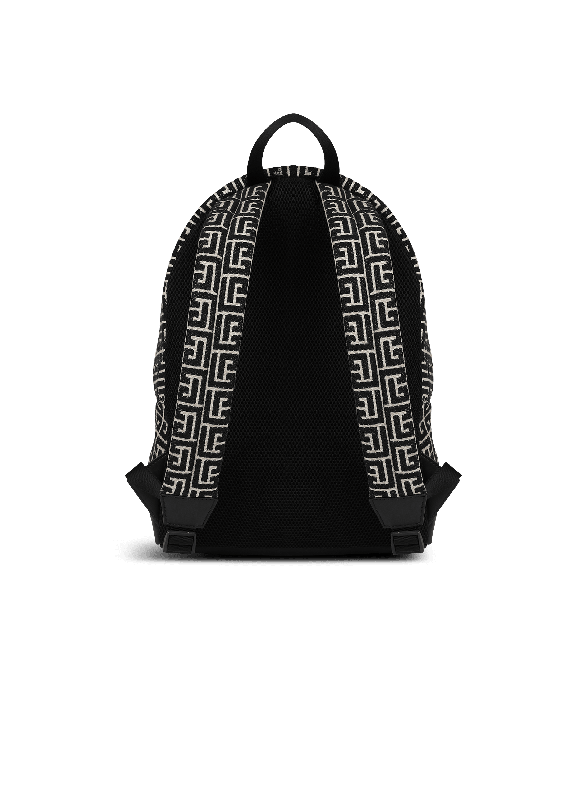 Balmain - Backpack with Jacquard Monogram