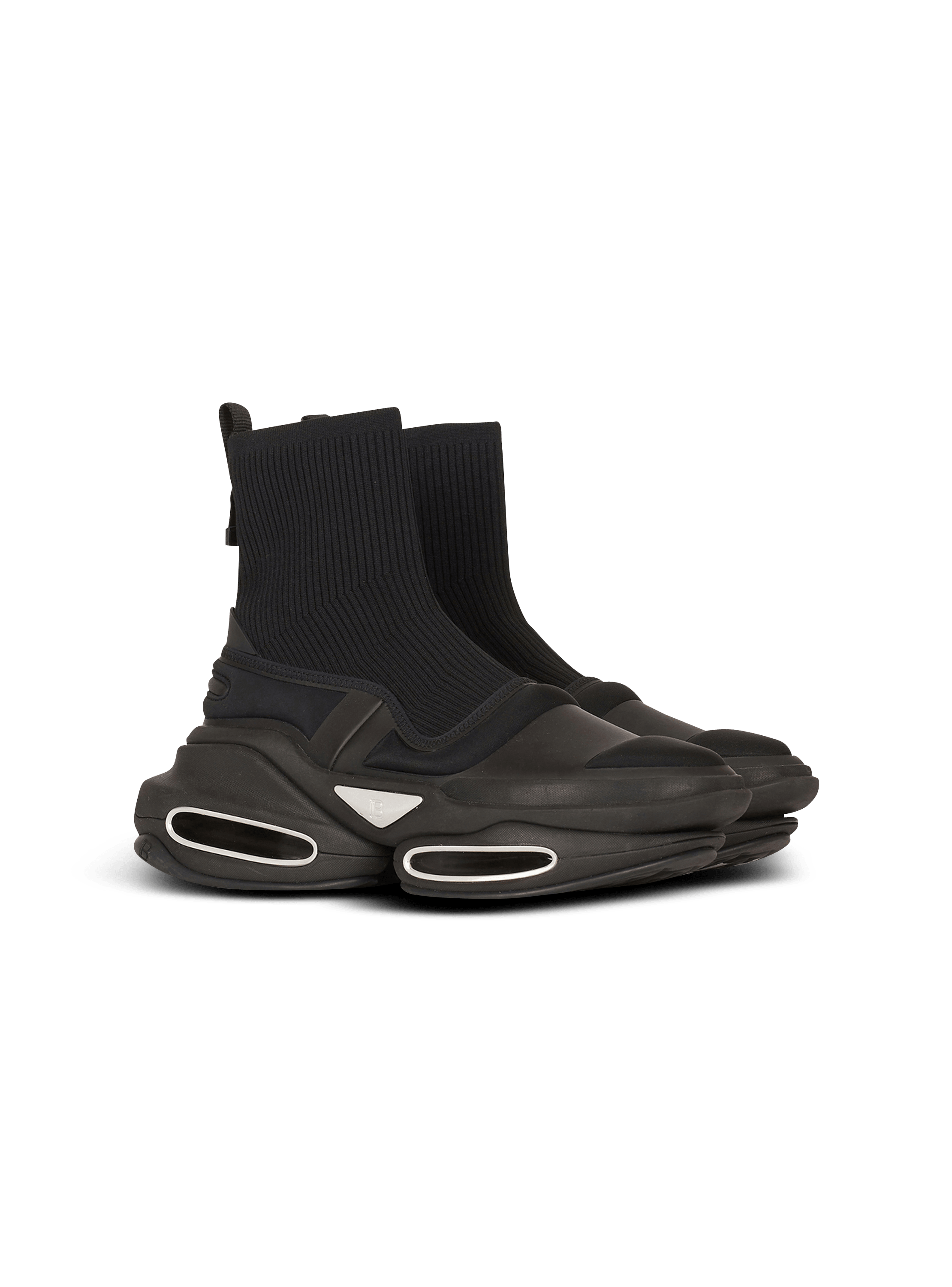 Sneakers alte B-Bold con cinturini in neoprene e maglia