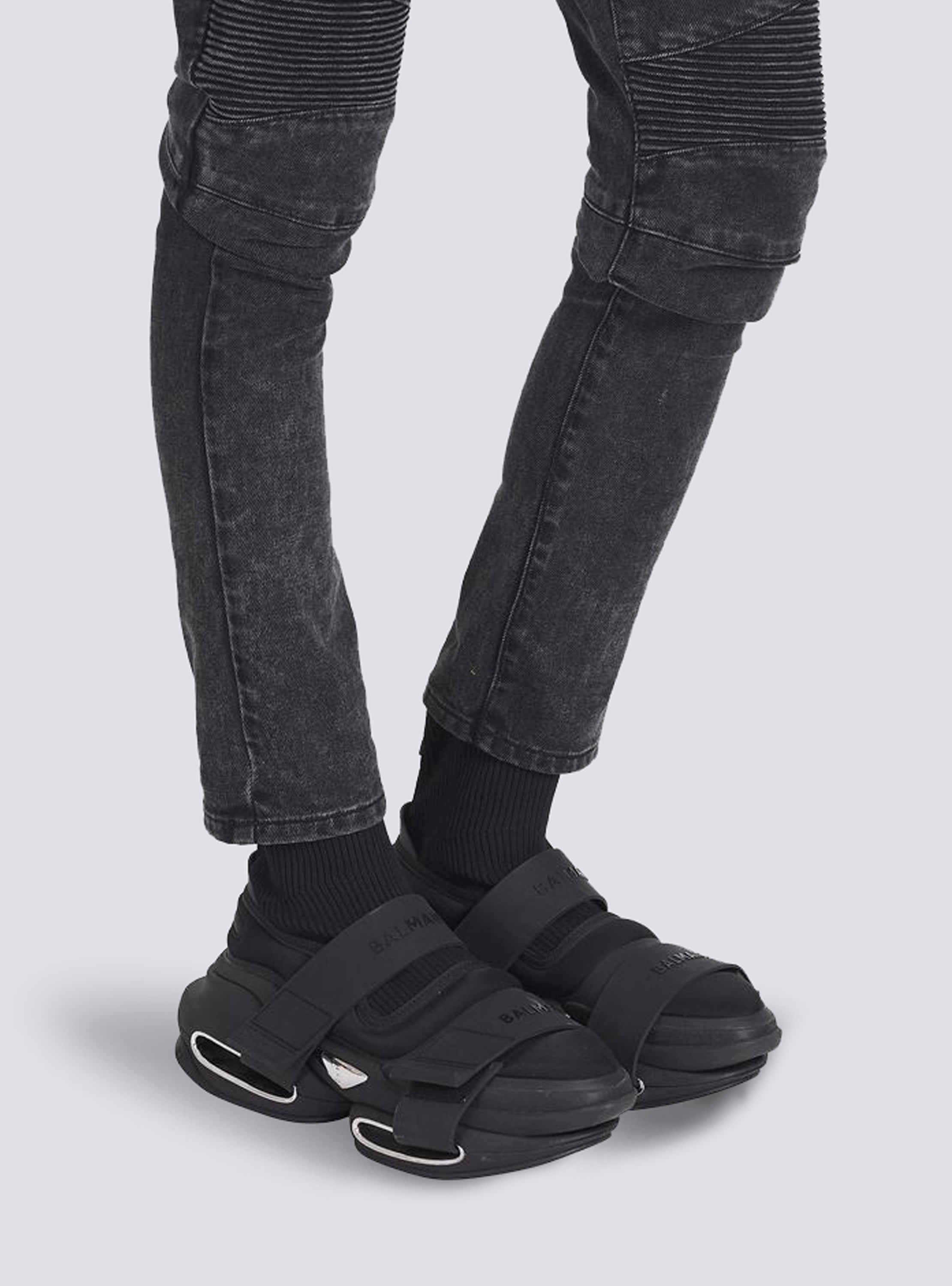 B Bold high top sneakers with straps Men BALMAIN