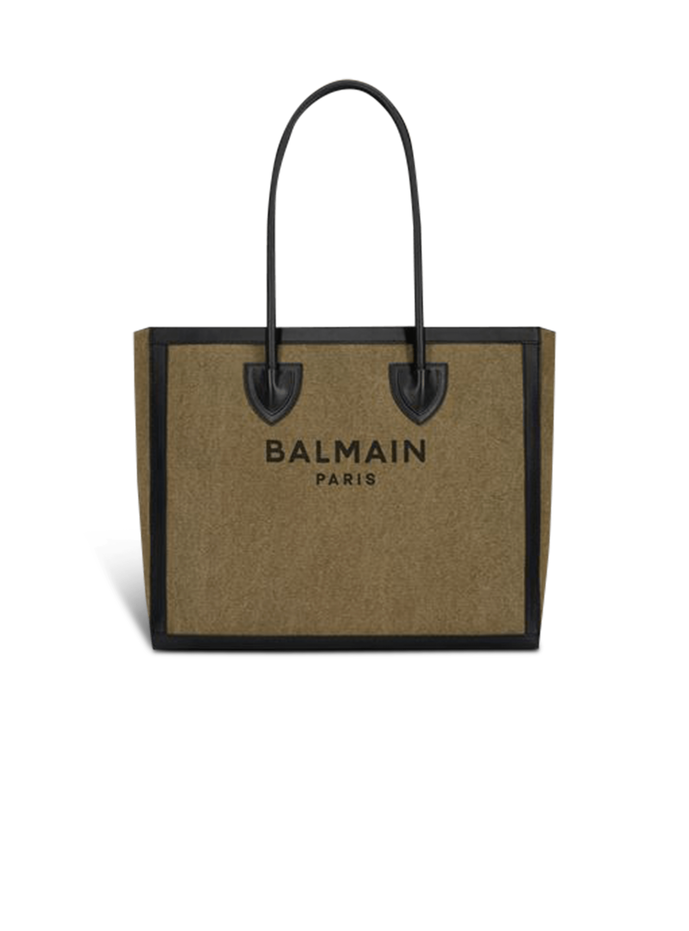 キャンバス B-Army 42 トートバッグ レザーパネル付き - Women | BALMAIN