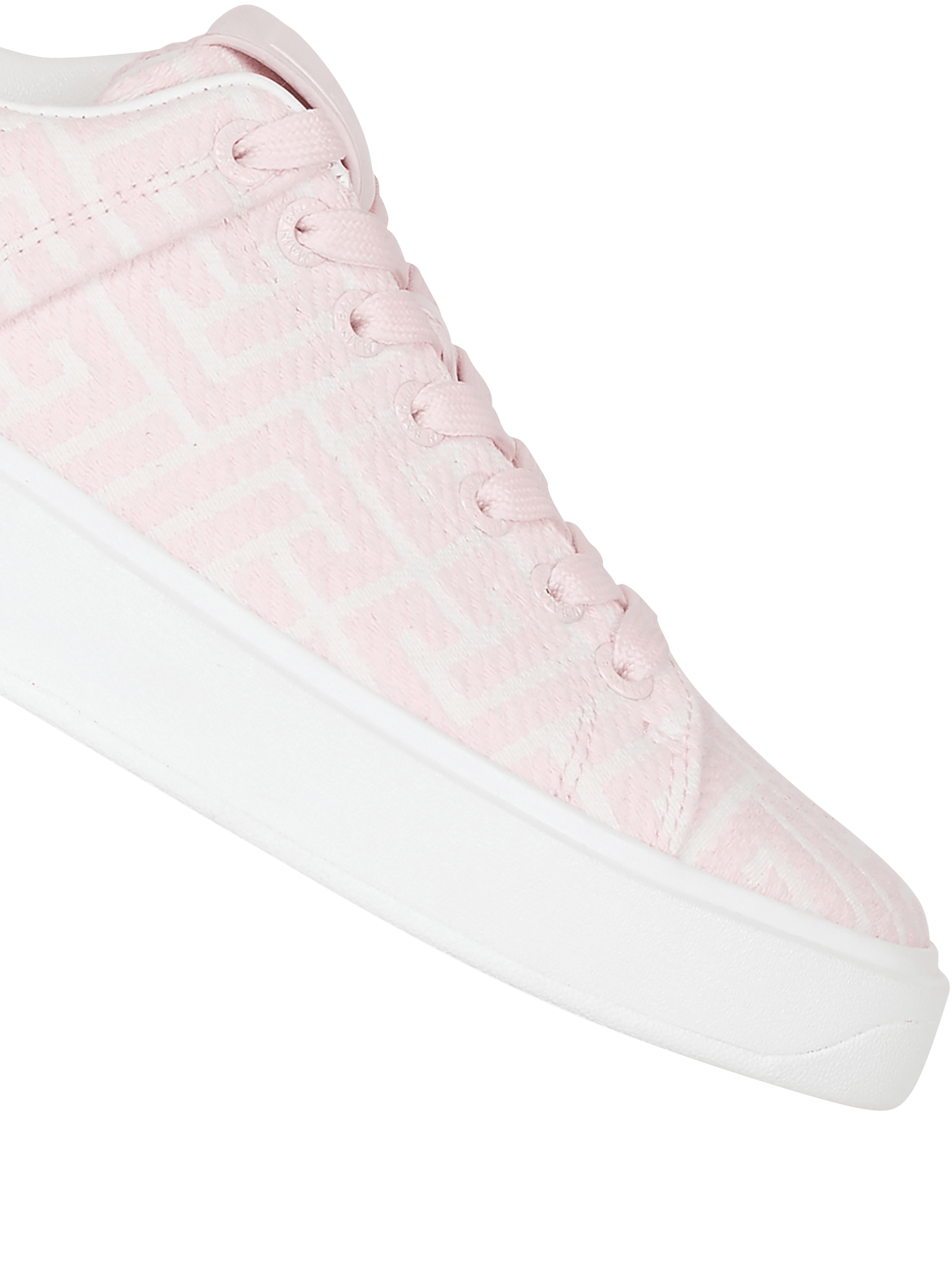 Trainers Balmain - B Court monogram sneakers in pink - WN1VI580TJPBGGF