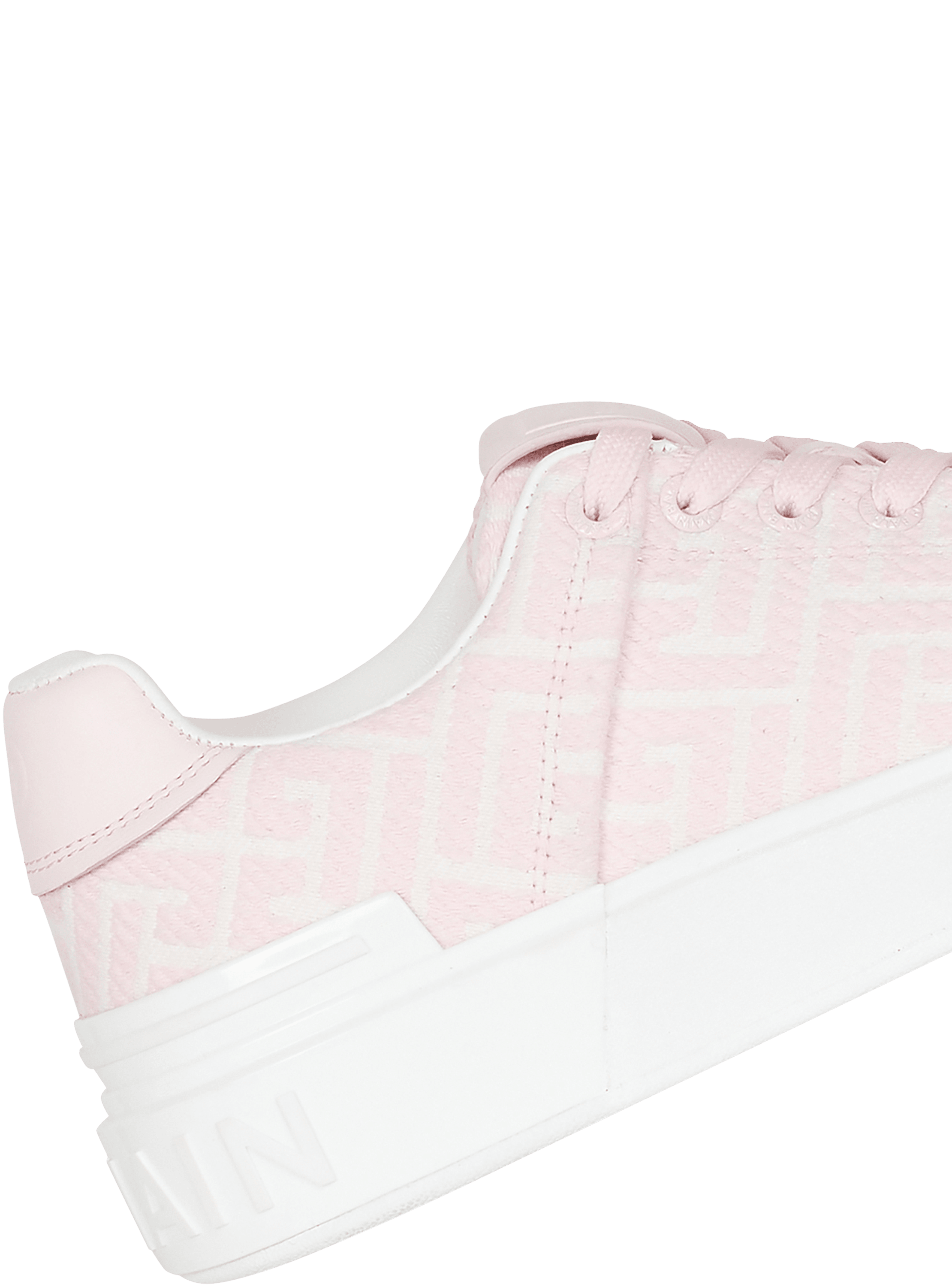 Balmain Kids double-touch strap sneakers Weiß