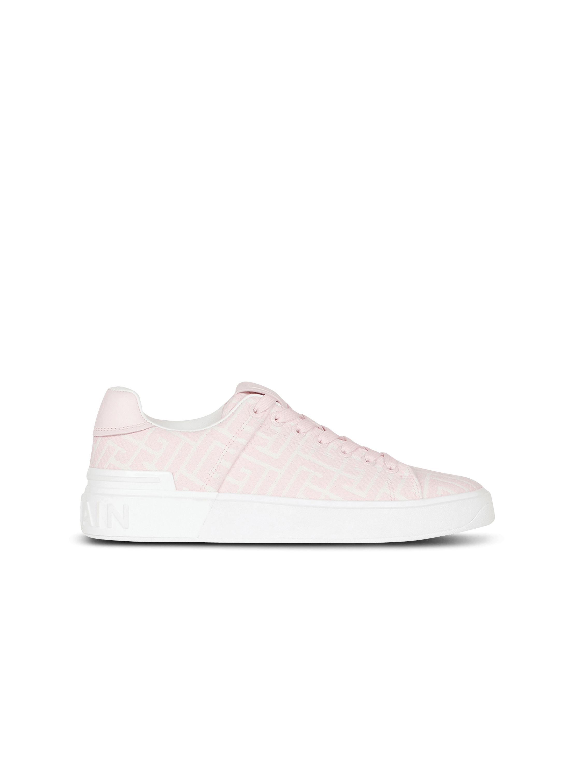 Zweifarbige B-Court Sneaker aus Jacquard